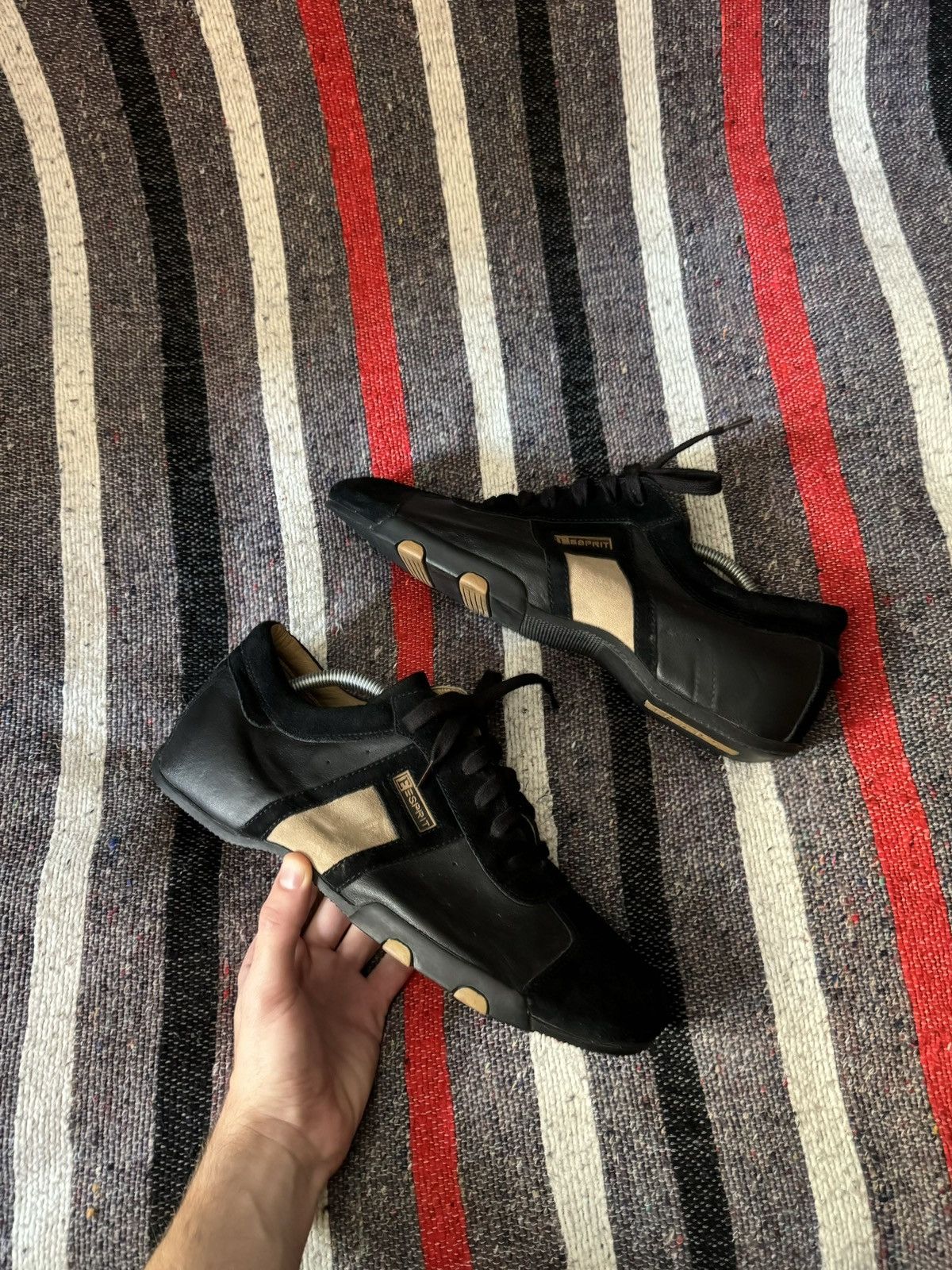 Genuine Leather Vintage 00’s Esprit y2k Genuine Leather Low Sneakers Size US 11 / EU 44 - 1 Thumbnail