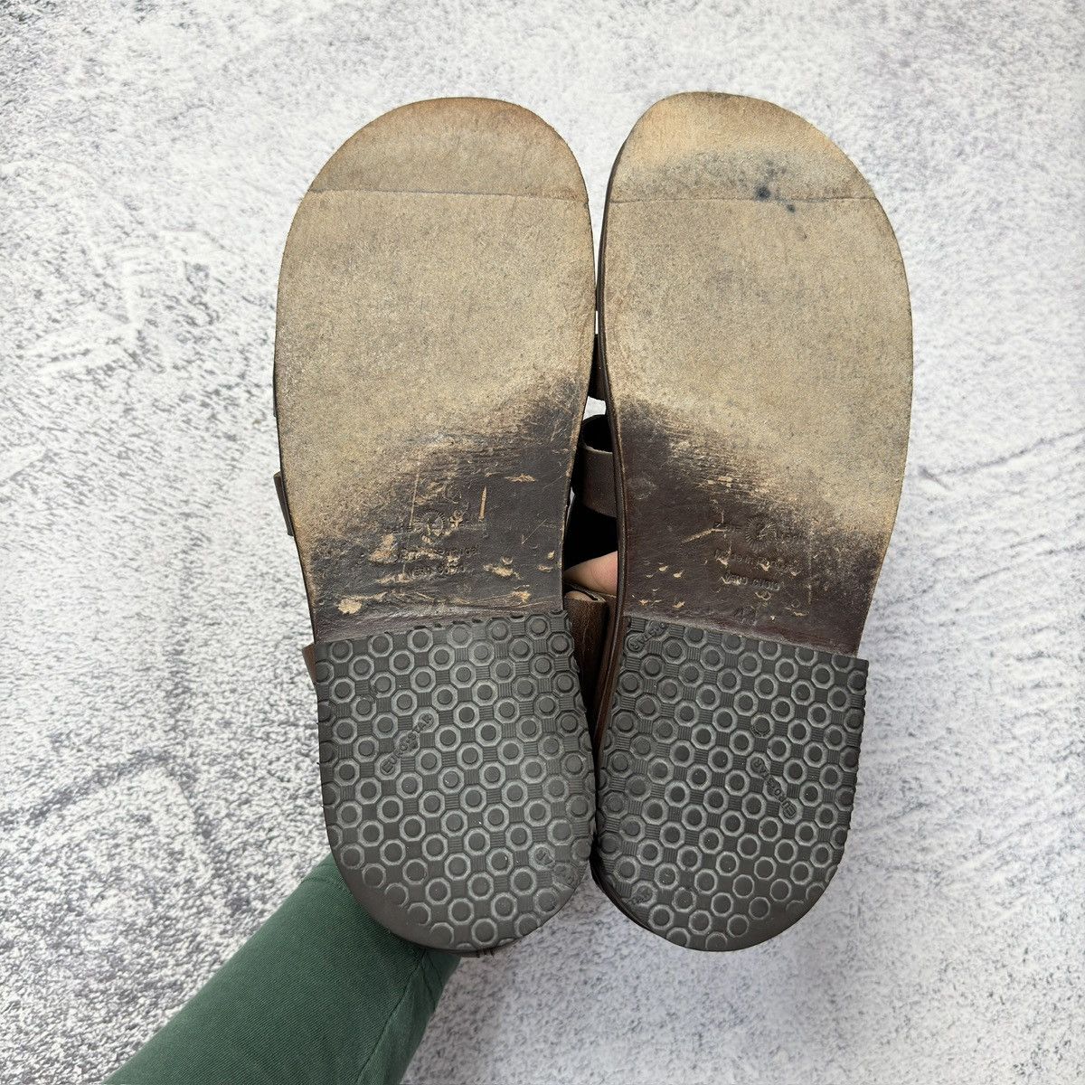 Designer × Handmade Zeha Berlin 812 Mens Sandals size 44 US11 UK10 29cm Size US 11 / EU 44 - 16 Thumbnail