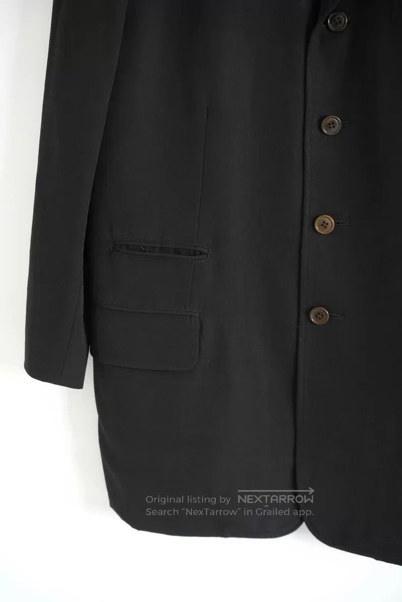 Yohji Yamamoto Yohji Yamamoto size s 90s multi-pocket striped sleeve blaze Size 36S - 4 Thumbnail