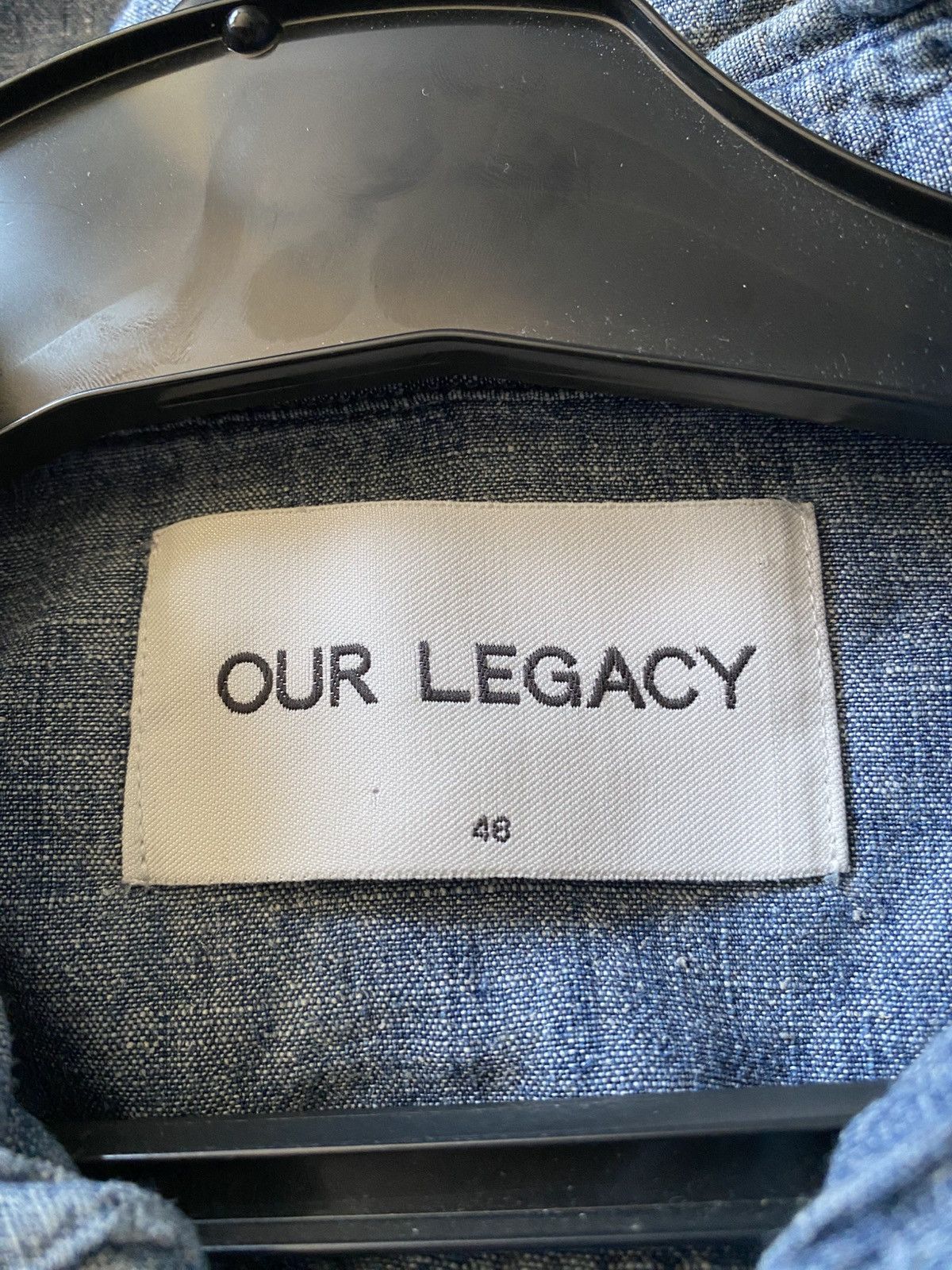 Our Legacy Our Legacy Blue Chambray 1940s Shirt Hemp Organic Cotton y2k Size US M / EU 48-50 / 2 - 11 Thumbnail