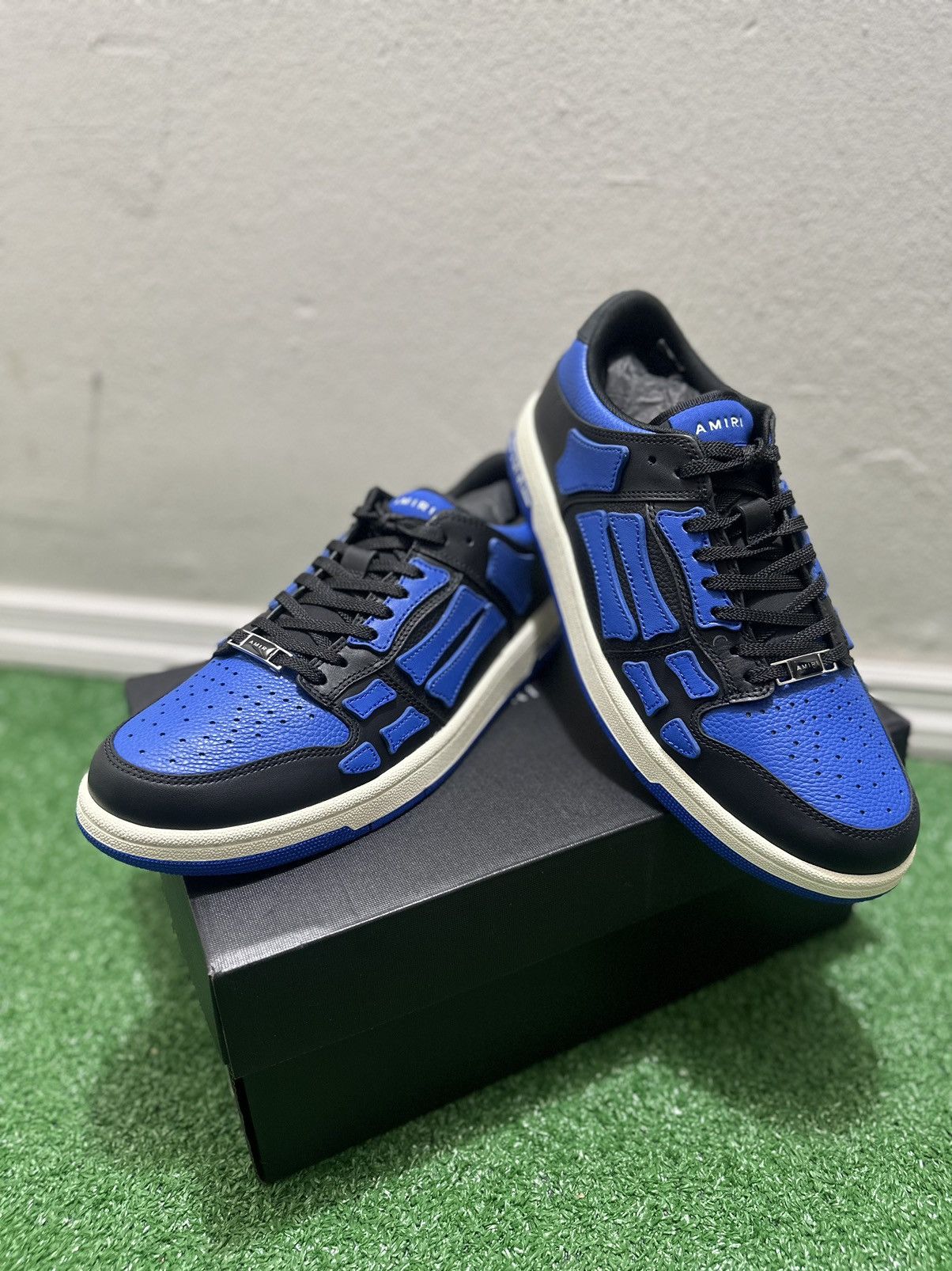 Amiri Amiri blue Skeleton Sneakers Size US 8 / EU 41 - 1 Thumbnail