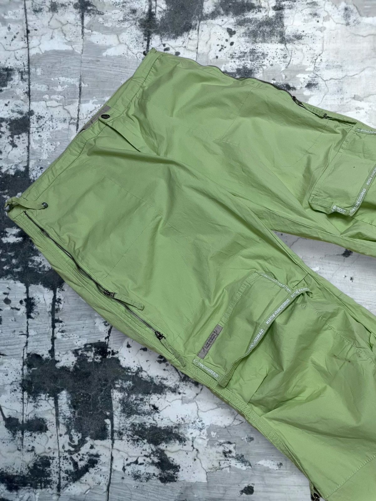Marithe + Francois Girbaud Vintage Og 1990s Marithe Francois Girbaud Tactical Neon Pant Size US 33 - 7 Thumbnail