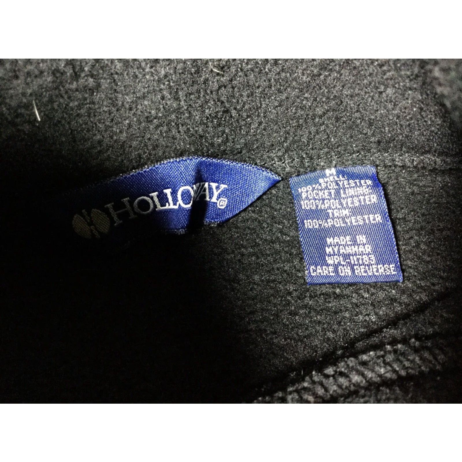 Holloway Holloway Unisex Black Fleece Vest Medium Adult Size M / US 6-8 / IT 42-44 - 4 Thumbnail