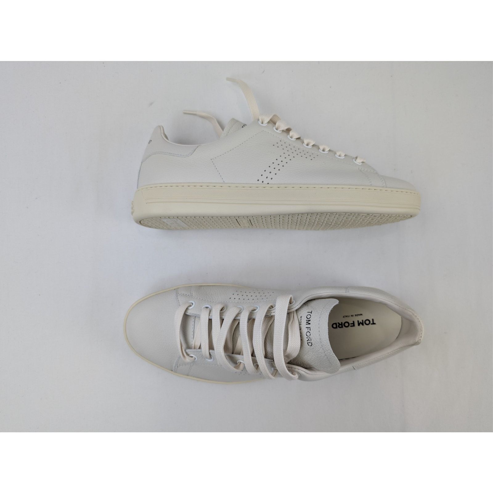 Tom Ford o1rshd1 Low Top Sneakers Shoe in White 8.5 TF Size US 8.5 / EU 41-42 - 1 Thumbnail