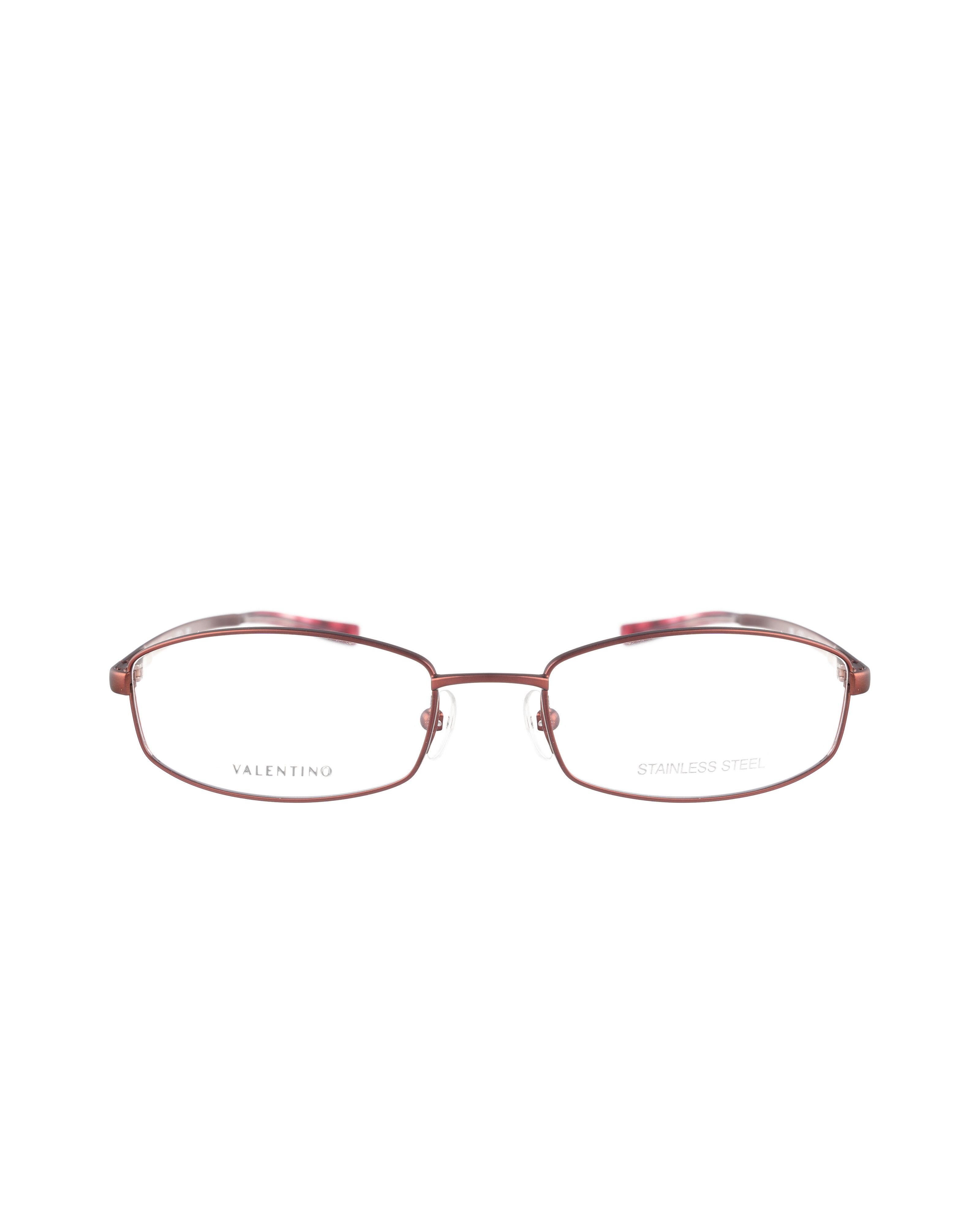 Valentino Valentino 00s Burgundy Thin Classic Glasses Size ONE SIZE - 3 Thumbnail