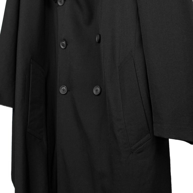 Yohji Yamamoto Yohji Yamamoto Pour Homme - Asymmetric Right Cape Coat Size US S / EU 44-46 / 1 - 16 Thumbnail