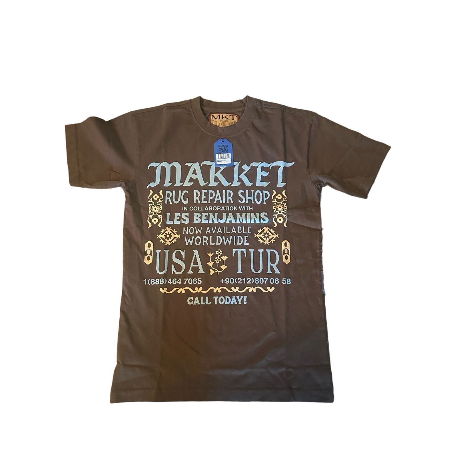 Les Benjamins LES BENJAMINS X MARKET - REPAIR SHOP TEE 605 Size US XL / EU 56 / 4 - 1 Thumbnail