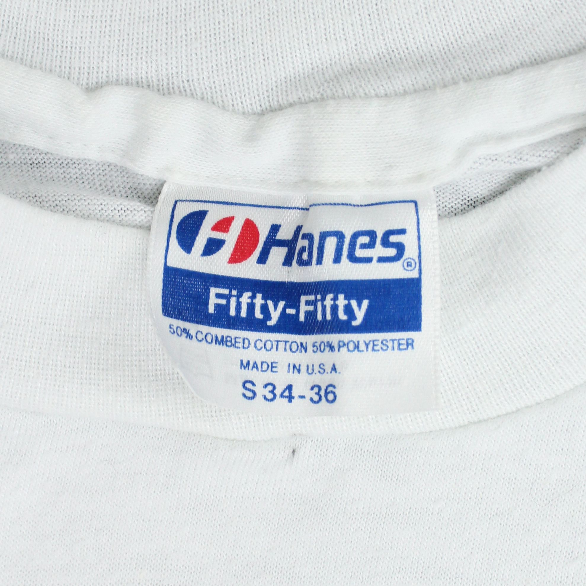 Hanes × Vintage 80s Hanes 50-50 Sea Vulcan 25 Gatling Gun Boat Graphic Tee Size US S / EU 44-46 / 1 - 4 Thumbnail