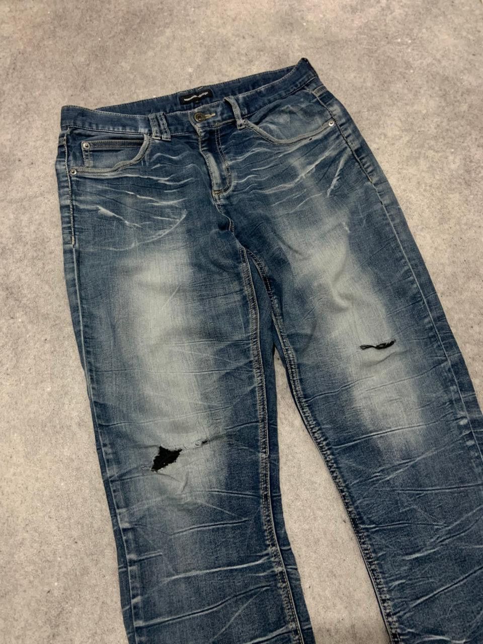 semanticdesign Semantic Desaign Distressed Denim Jeans Size US 31 - 2 Thumbnail