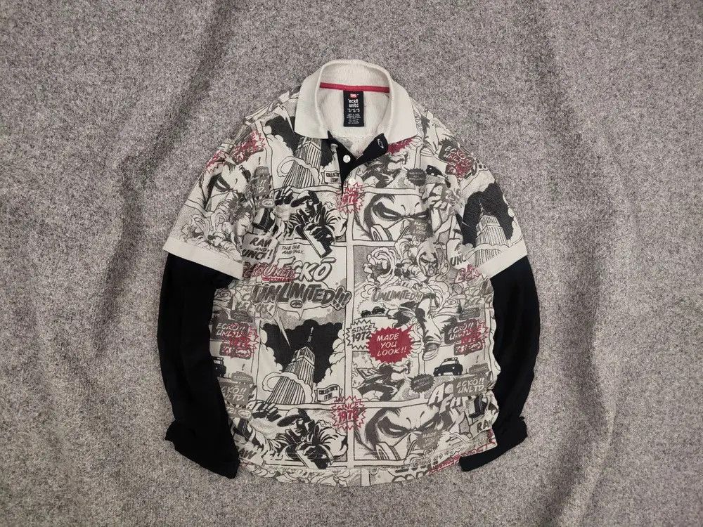 Ecko Unltd. Vintage Ecko Unltd Y2K Style All Logo Long sleeve Sweatshirt Size US S / EU 44-46 / 1 - 1 Thumbnail