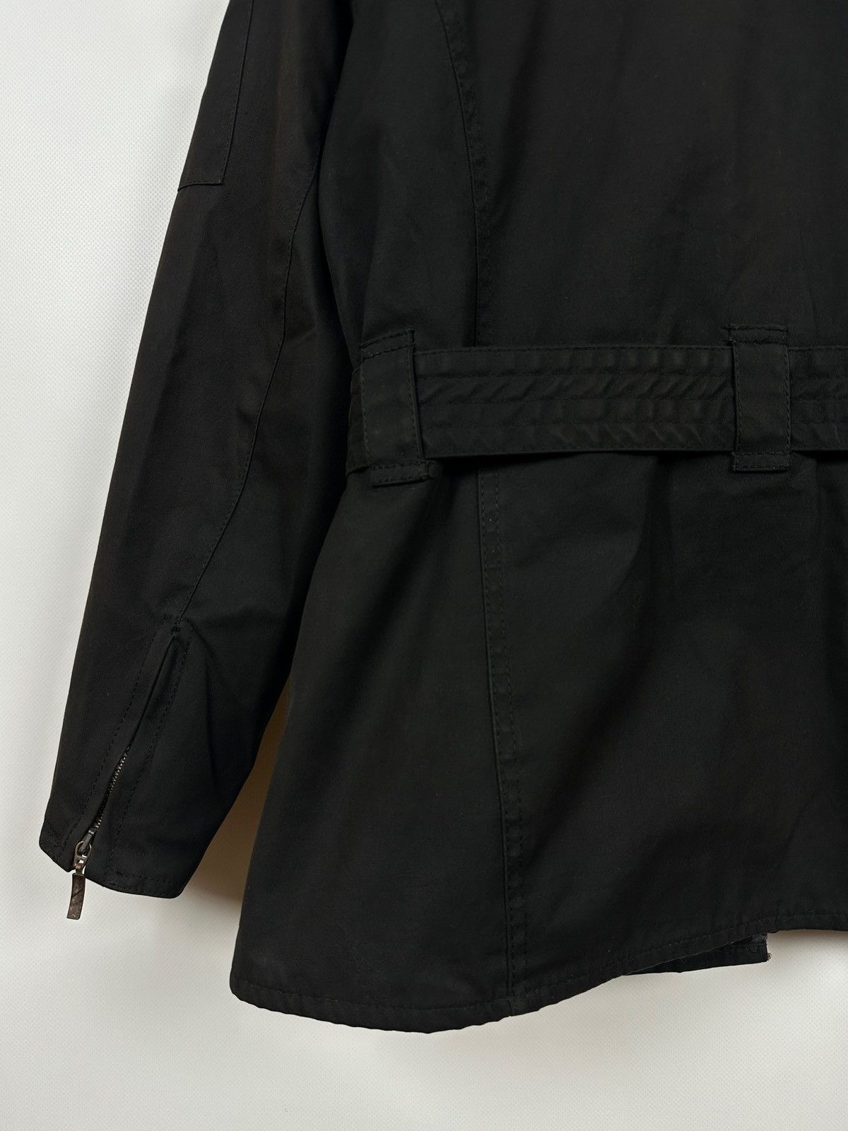 Barbour Barbour International Utility Black Waxed Motorcycle Jacket Size L / US 10 / IT 46 - 20 Thumbnail