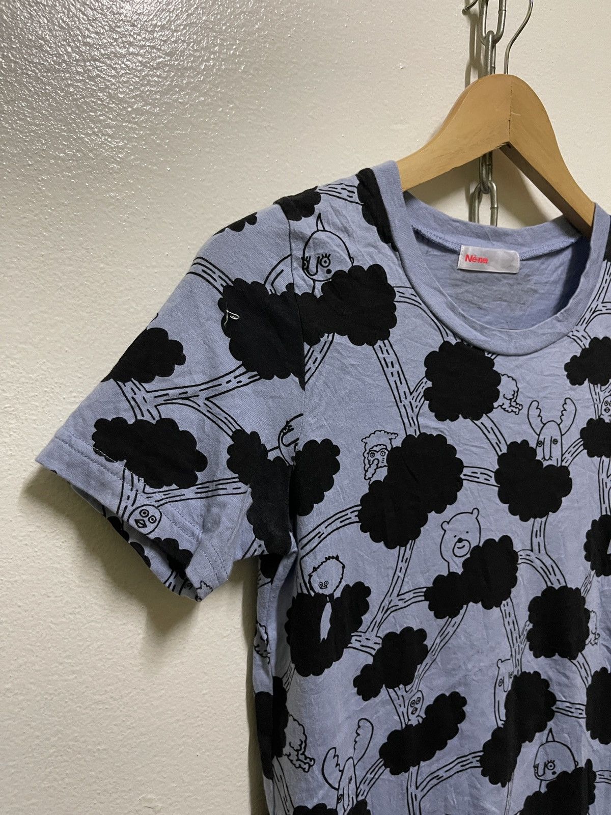 Issey Miyake × Japanese Brand × Ne-Net Ne-net Full Print T Shirt Size M / US 6-8 / IT 42-44 - 2 Thumbnail