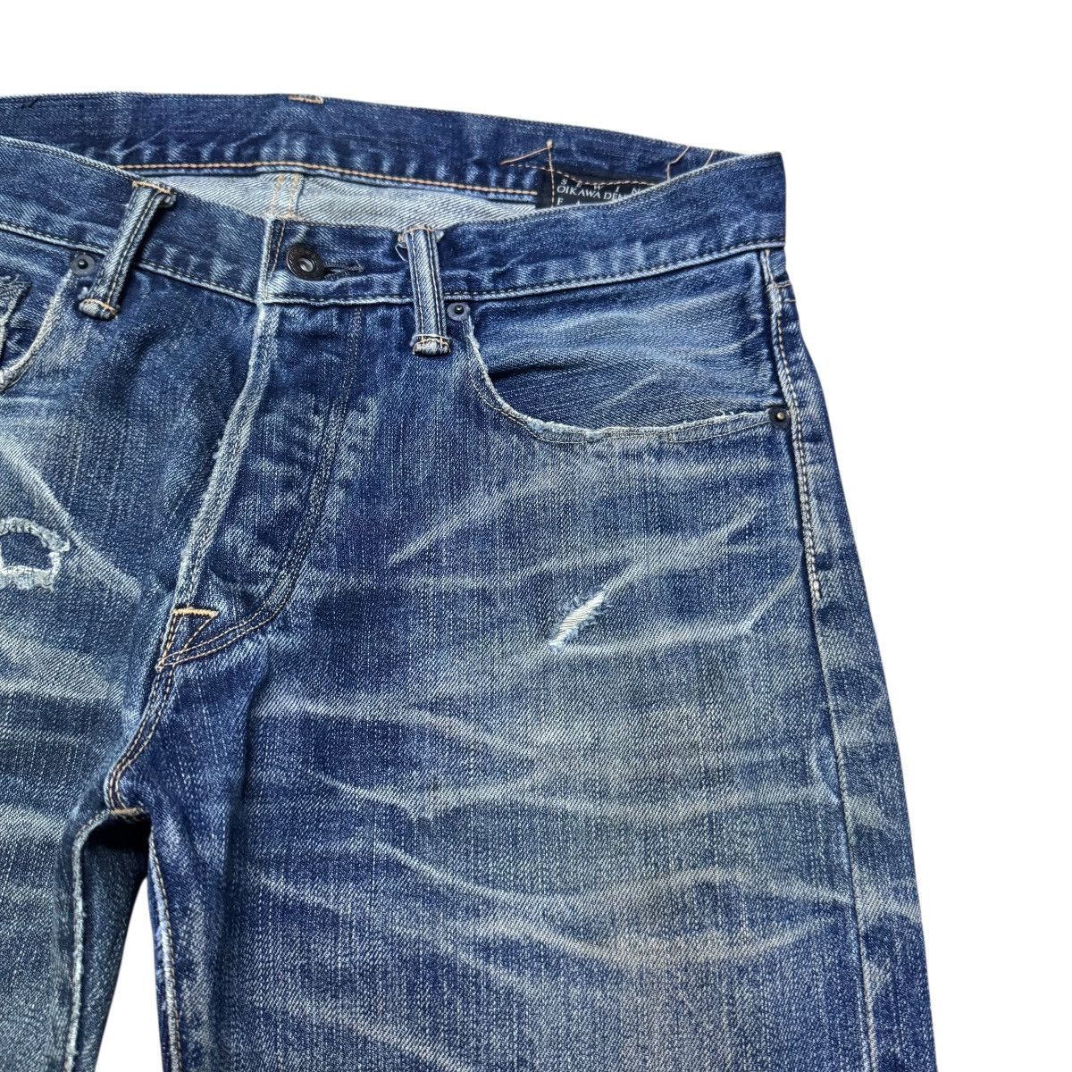 KURO Kuro Distressed Denim Selvedge Jeans Size US 32 / EU 48 - 5 Thumbnail