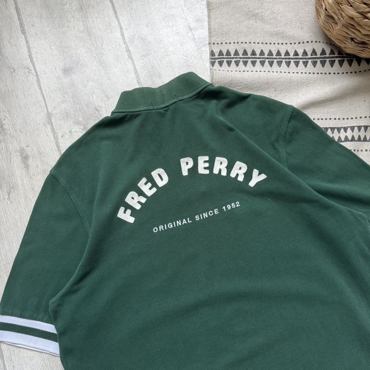 Fred Perry Rare Fred Perry Polo Zip up tee Big logo Ralph Lauren vibe Size US XL / EU 56 / 4 - 10 Thumbnail