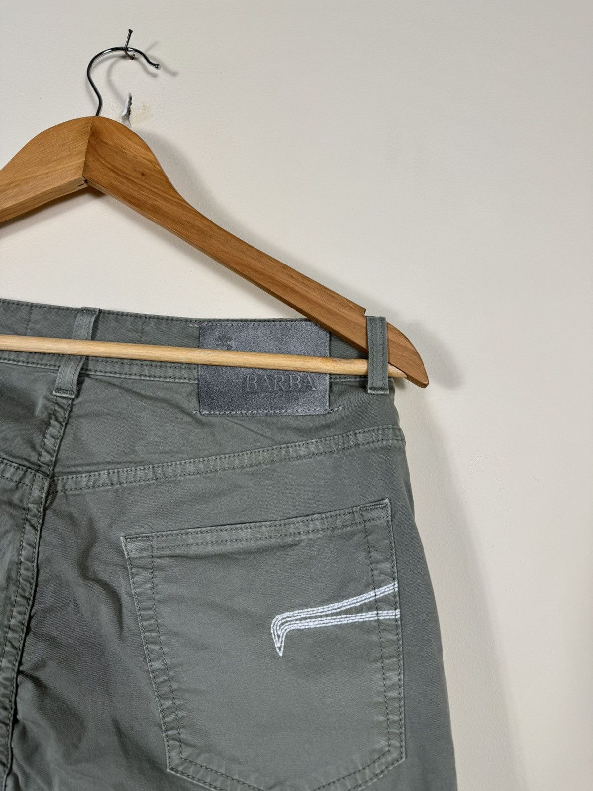 Barba Napoli Barba Napoli Luxury Denim Chinos Pants Size US 33 - 2 Thumbnail