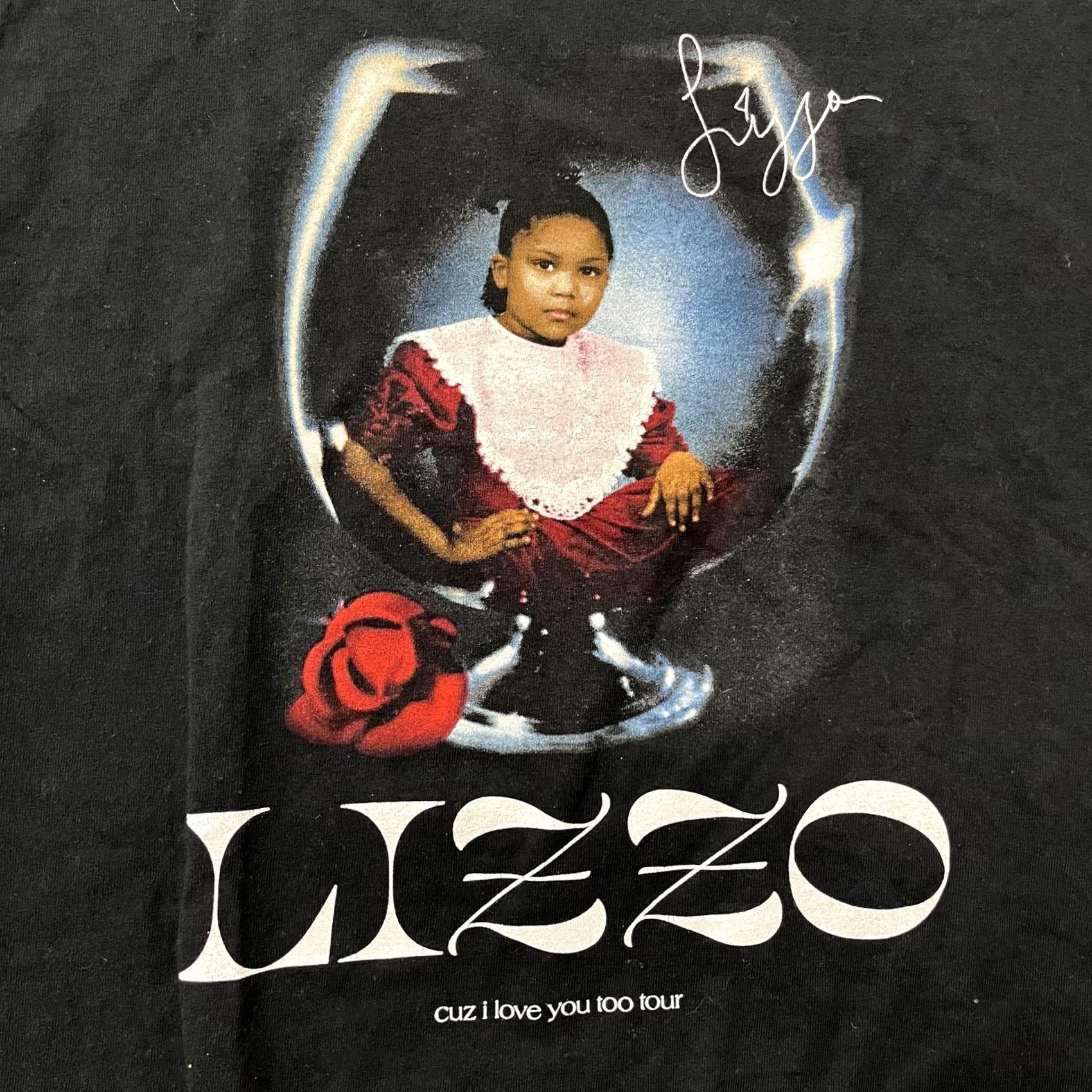 Vintage Lizzo Cuz I Love You Too Tour Shirts Mens Small Black Sleeveless Cutoff Tank Top Graphic Print Crew Neck Size US S / EU 44-46 / 1 - 2 Thumbnail