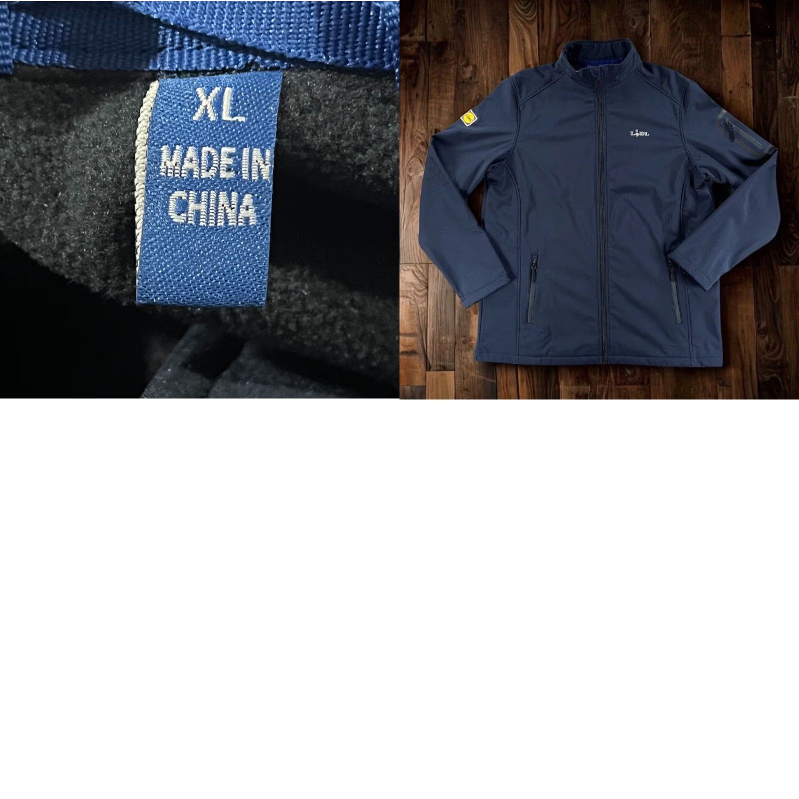Vintage Lidl Jacket XL Navy Blue Full Zip Embroidered Logo Softshell Windbreaker Men Regular Size XL Jacket/Coat Size US XL / EU 56 / 4 - 8 Thumbnail