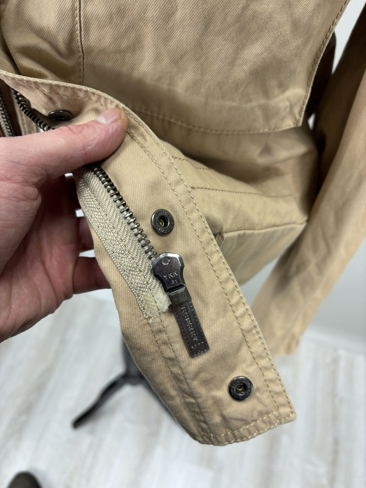 Burberry Mens jacket Burberry London Size M/L Color Beige Size US M / EU 48-50 / 2 - 15 Thumbnail