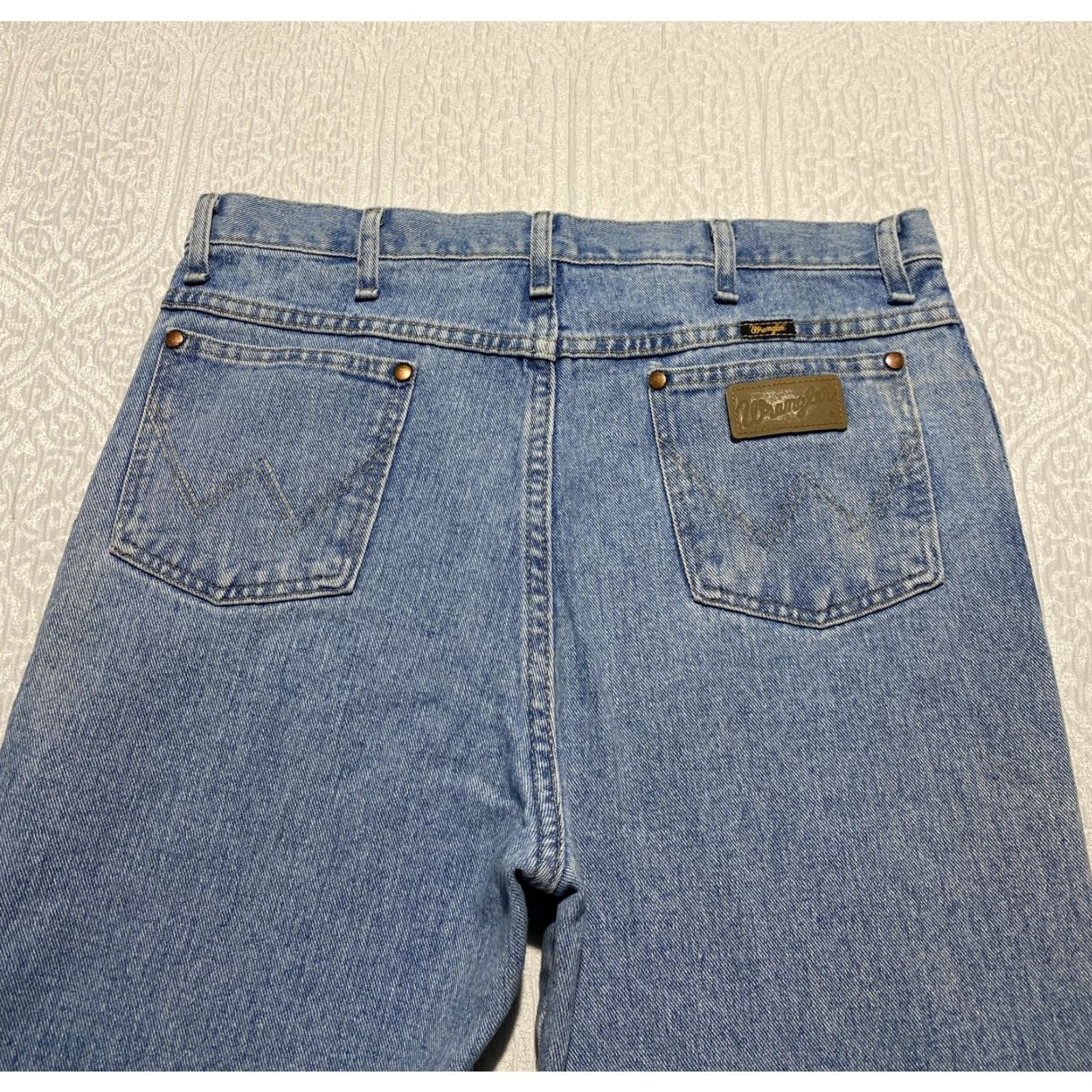 Wrangler VINTAGE Wrangler Jeans Mens 36x36 Blue 936ATW Slim Fit Cowboy Cut Denim Wrangler Cowboy Cut Jeans 36x36 Men Blue Denim Size US 36 / EU 52 - 6 Thumbnail