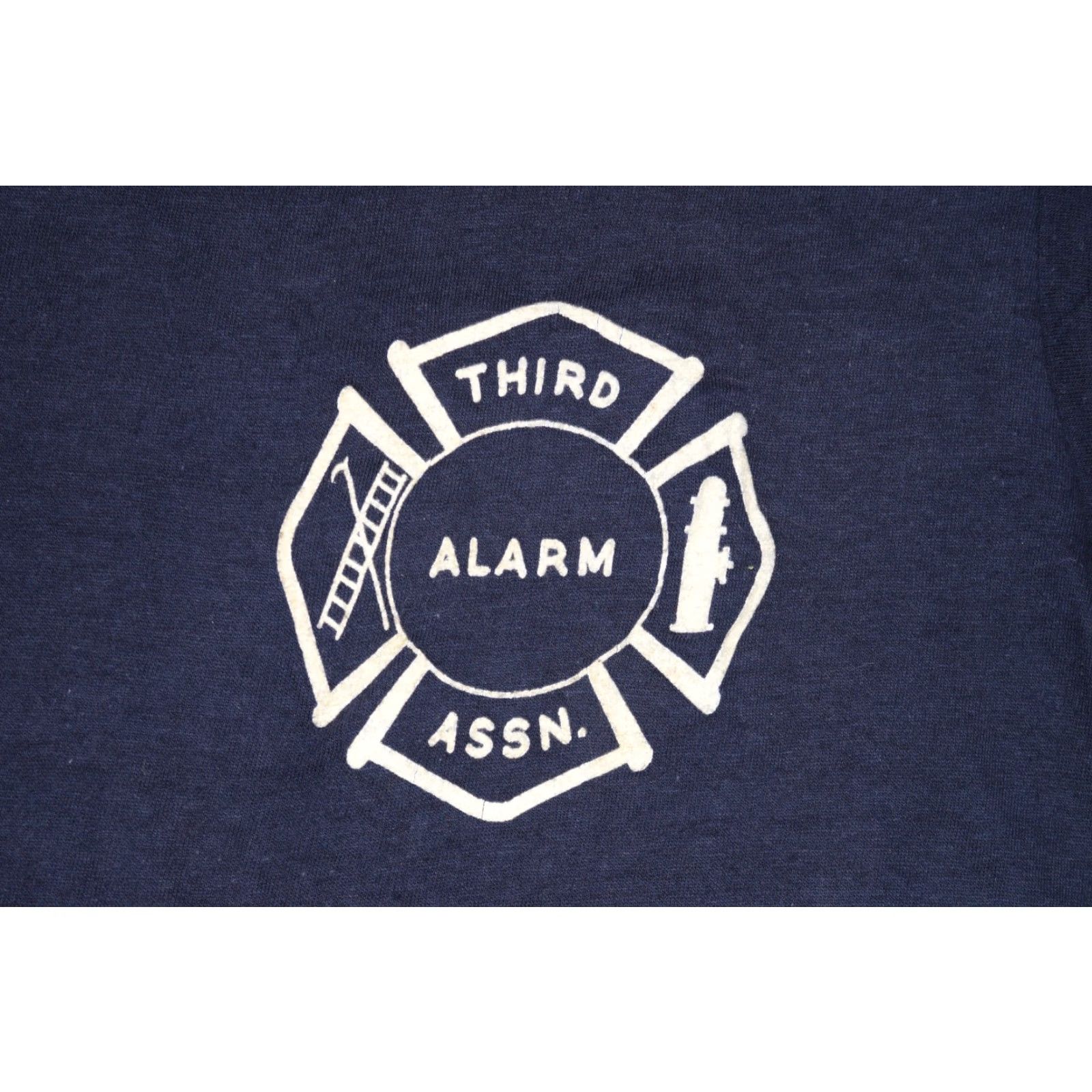 Vintage Vintage 50s 60s NYFD Firefighter T-Shirt Unisex Medium Blue Fire Department NYC Logo 3rd Alarm Old School Size US M / EU 48-50 / 2 - 2 Thumbnail