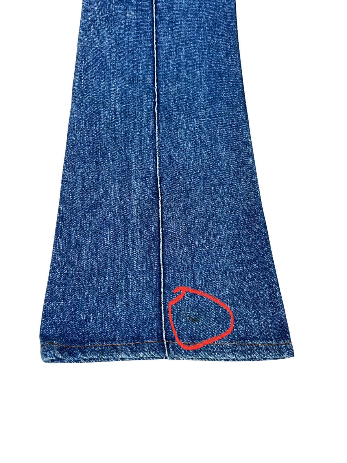 Japanese Brand Obelisk Japan Faded Denim Bootcut Jeans Size 32" / US 10 / IT 46 - 15 Thumbnail