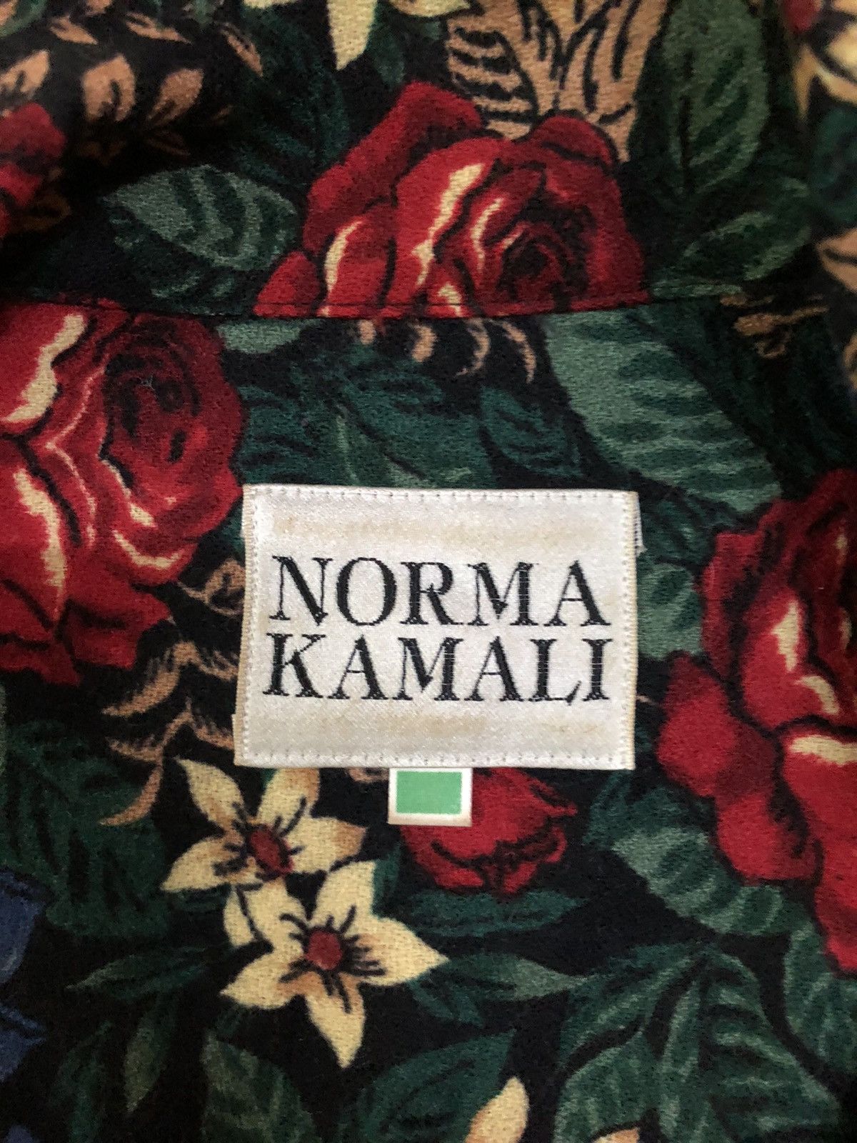Norma Kamali Vintage Norma Kamali Floral Motif Blouse Size M / US 6-8 / IT 42-44 - 3 Thumbnail