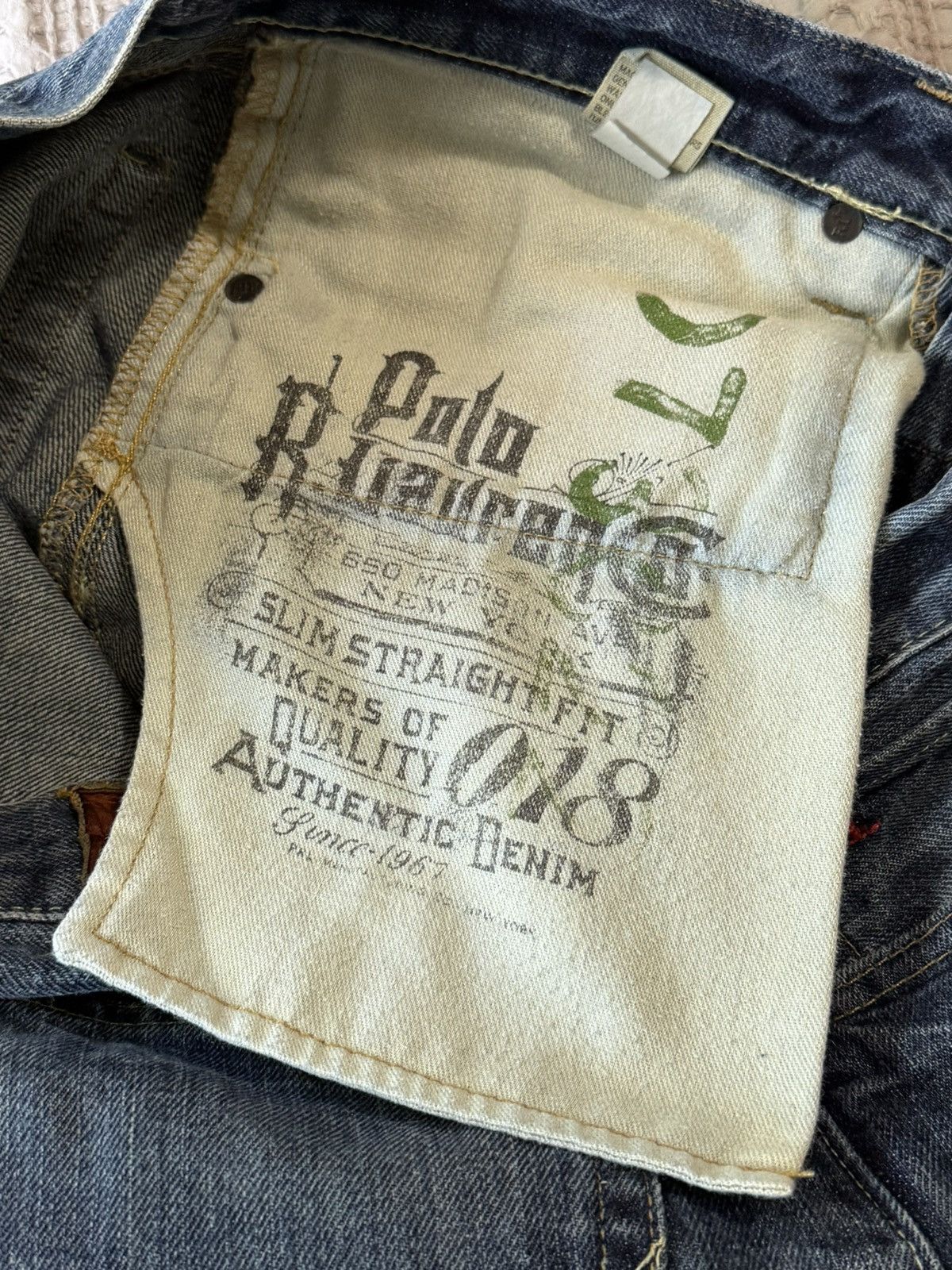 Polo Ralph Lauren 31x30 Slim Straight Jeans Size US 31 - 3 Thumbnail