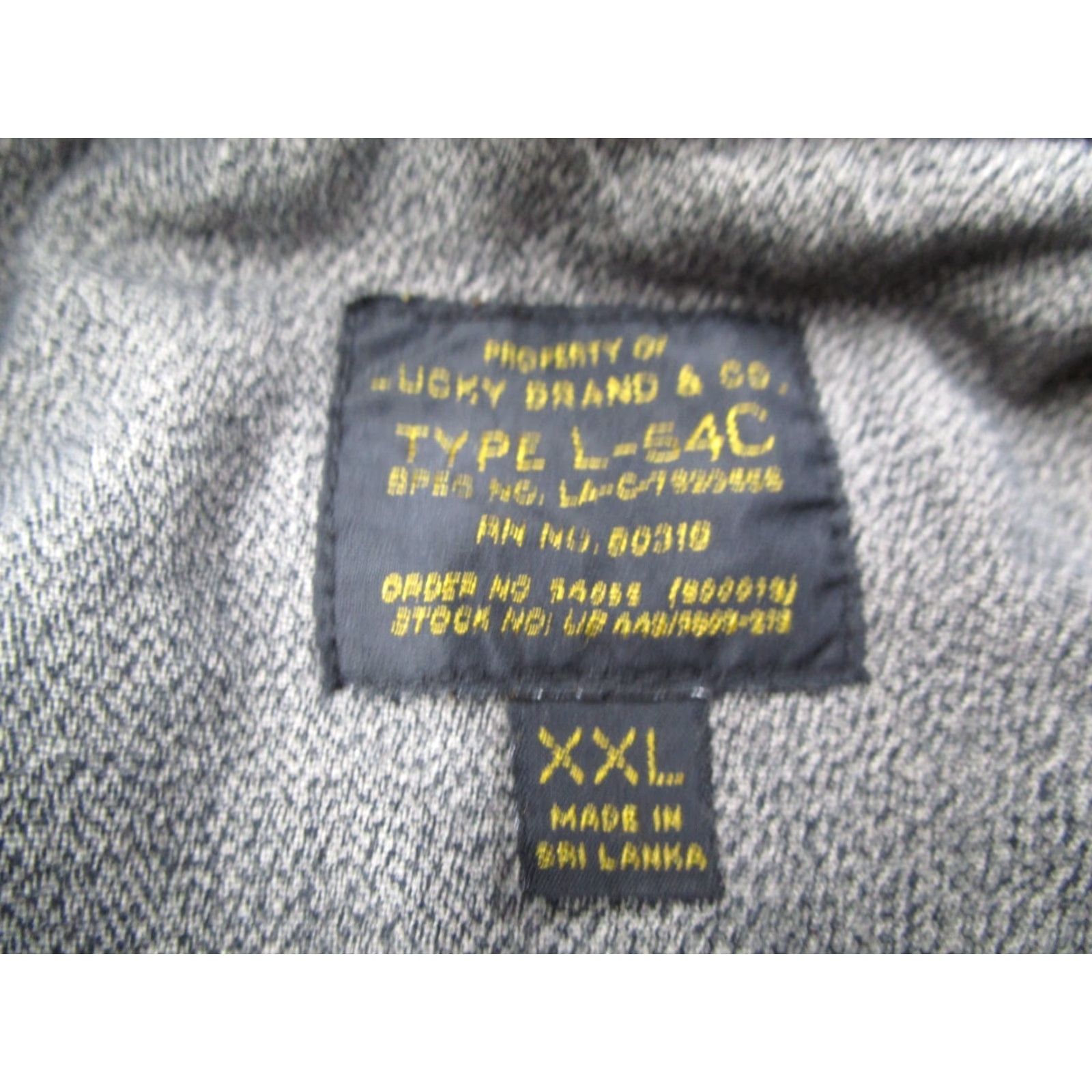 Lucky Brand Lucky Brand Jacket Men 2XL Gray Bomber Full Zip Military Workwear Pockets Size US XXL / EU 58 / 5 - 3 Thumbnail