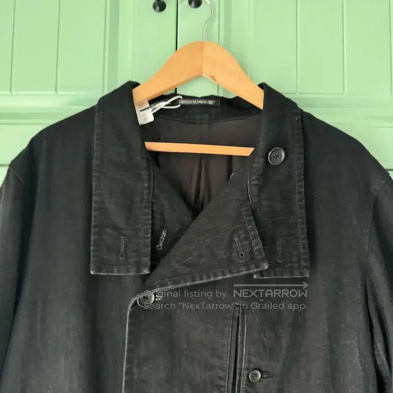 Yohji Yamamoto Yohji Yamamoto Black Cotton Coat for Men . Size US S / EU 44-46 / 1 - 6 Thumbnail