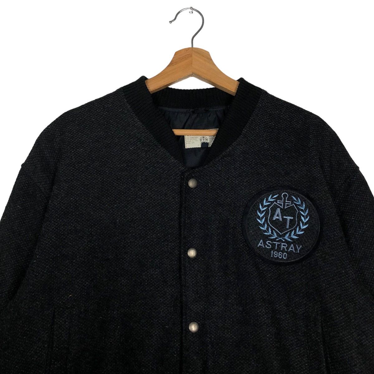 Vintage 🔥90’s Herringbone Wool Bomber Jacket Inter Casual Milano Size US M / EU 48-50 / 2 - 3 Thumbnail
