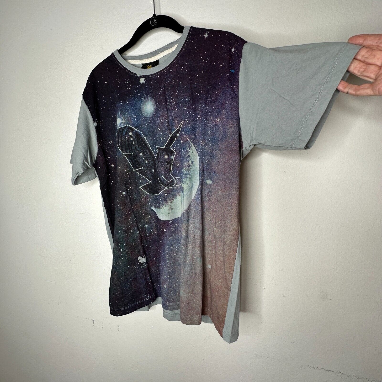 Other Singha Gray Multi Owl Moon Tee Stars Rainbow Ltd Edition L Size L / US 10 / IT 46 - 3 Thumbnail