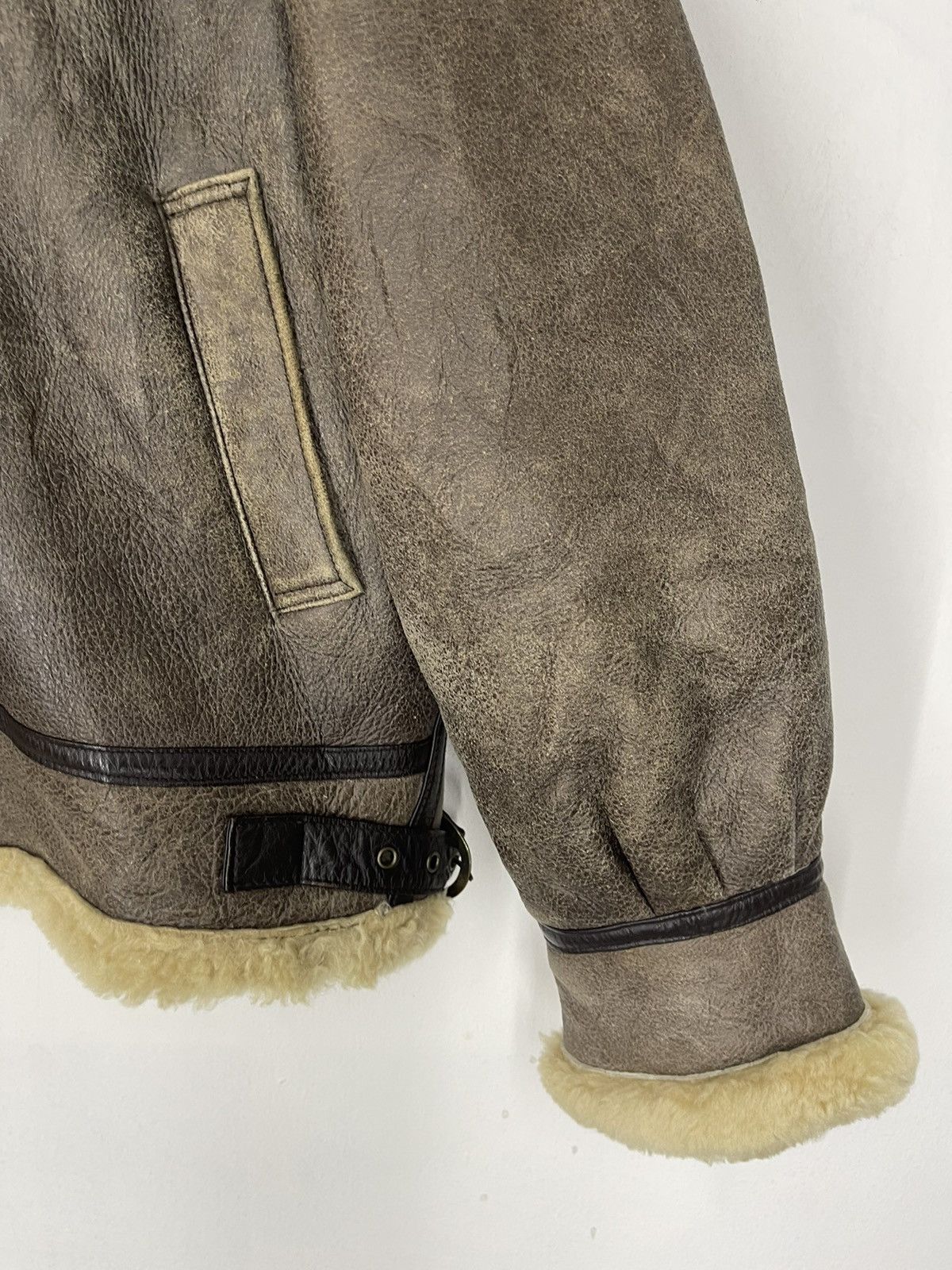 Genuine Leather VINTAGE POTTAR B-3 LEATHER JACKET USA MADE Size US M / EU 48-50 / 2 - 6 Thumbnail
