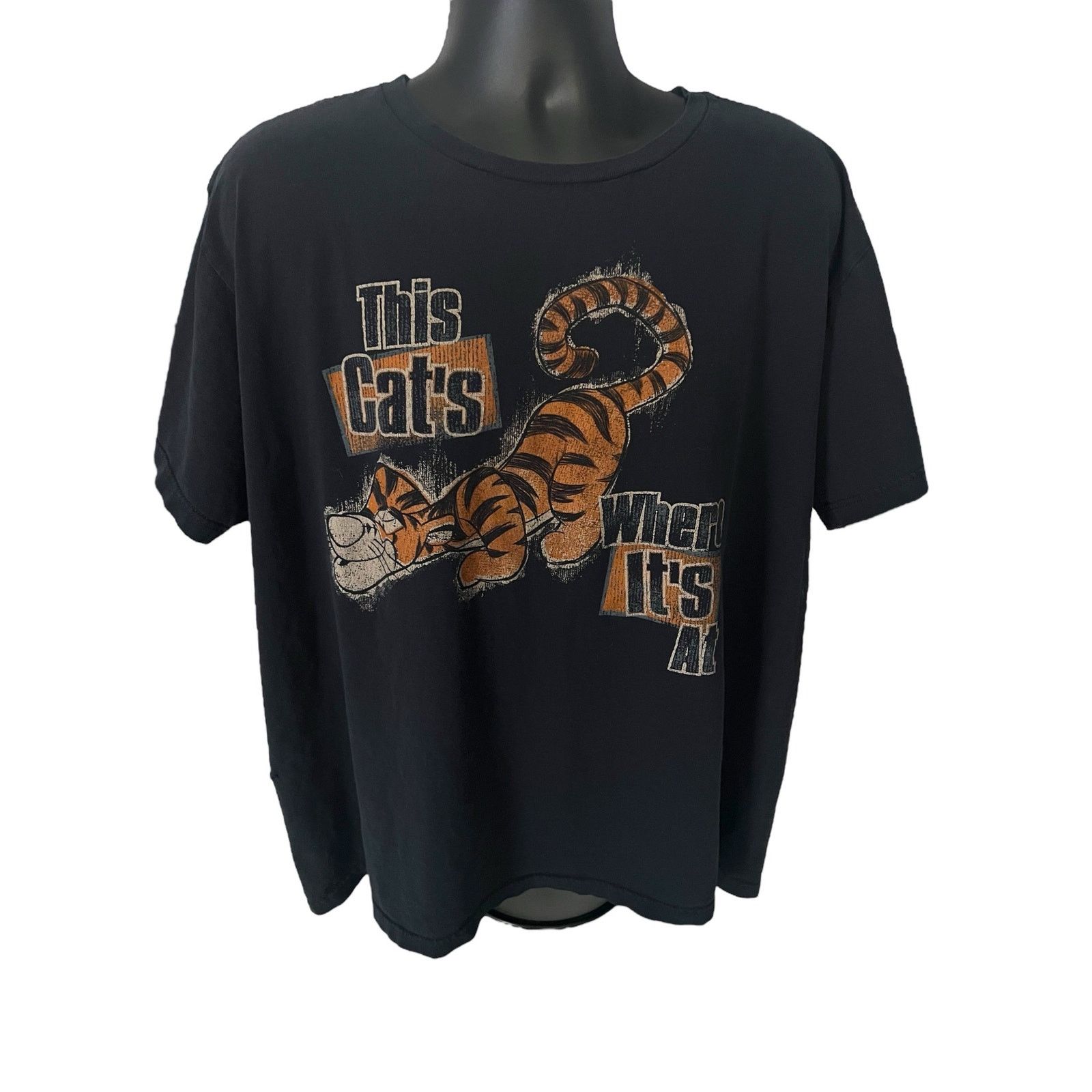 Disney Tigger Disney Store XXL T-Shirt - This Cat’s Where It’s At - Size US XXL / EU 58 / 5 - 1 Thumbnail