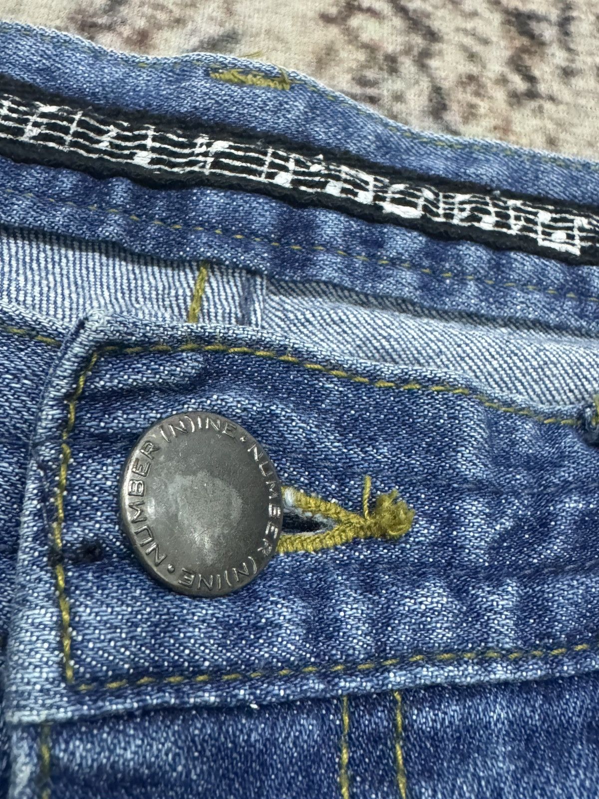 Japanese Brand NumberNine X Nano universe distress denim jeans Size US 30 / EU 46 - 5 Thumbnail