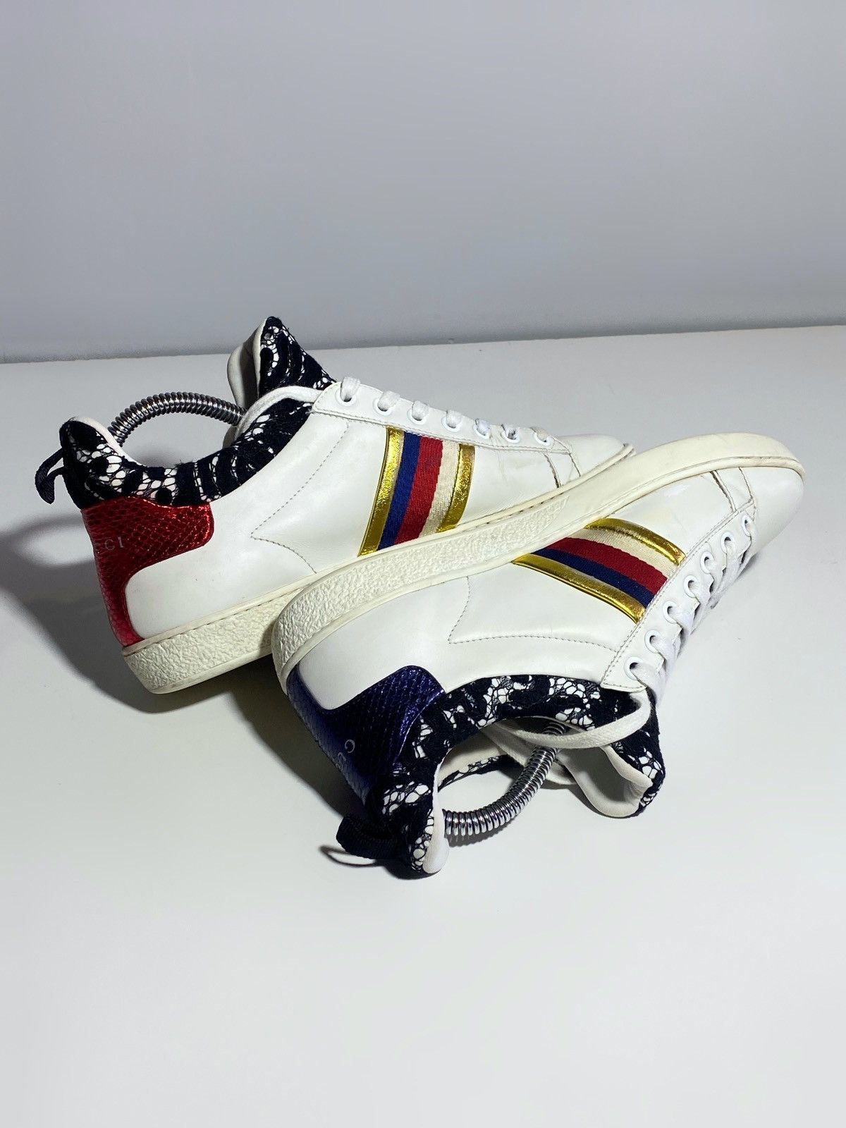 Gucci Gucci Women’s Ace Leather Trainers Size US 7 / IT 37 - 6 Thumbnail
