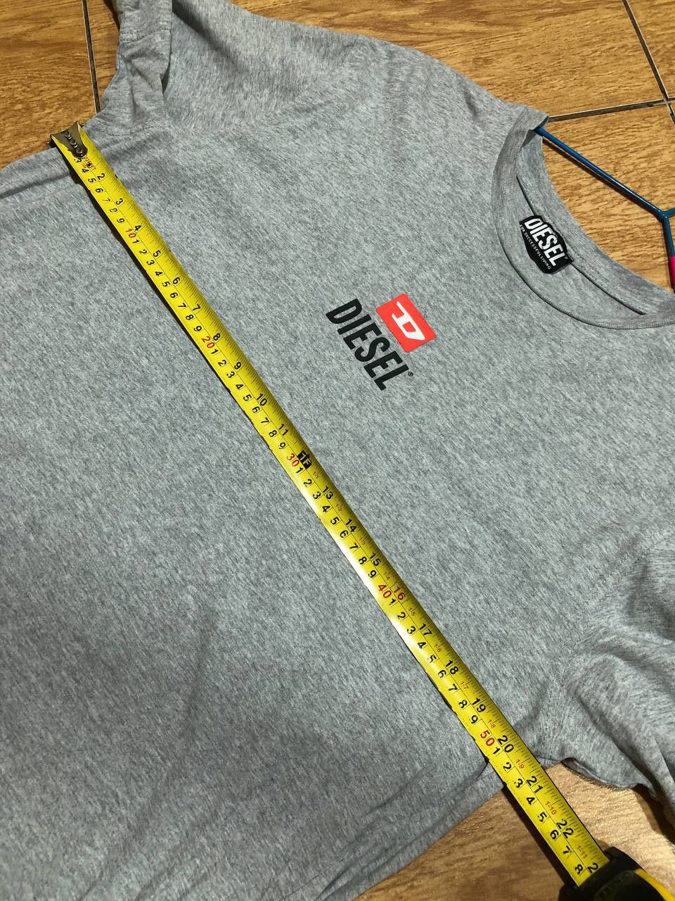 Diesel Gray T-shirt Mini Logo Diesel Vintage Streetwear Size US L / EU 52-54 / 3 - 8 Thumbnail