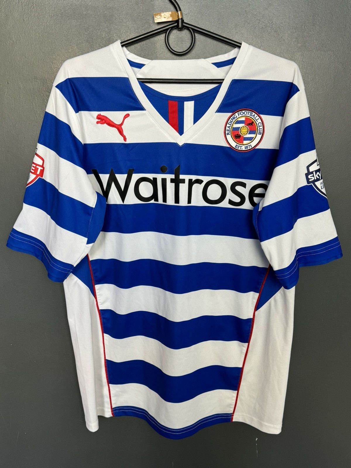 Puma Reading 13/14 Home Bridge Football Jersey Size US M / EU 48-50 / 2 - 2 Thumbnail