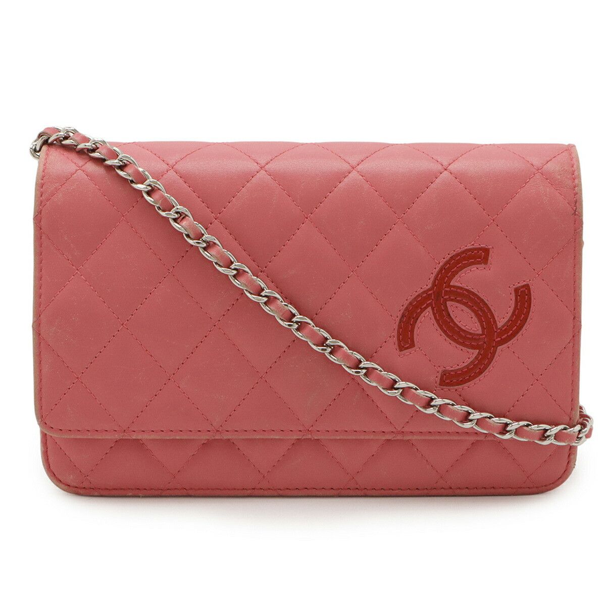 Chanel Chanel Chanel Simply CC Matelasse Leather Chain Wallet Shoulder Bag Leather Shoulder Bag DUTY FREE for USA Size ONE SIZE - 1 Thumbnail