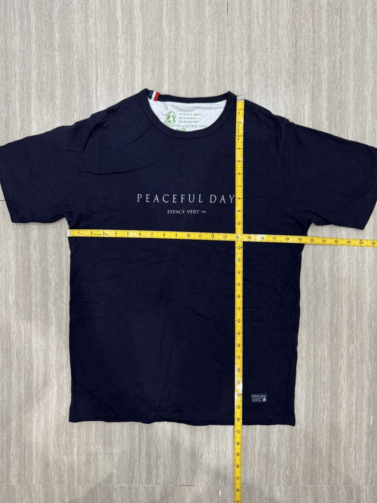 Japanese Brand Peaceful Day Espace Vert™ Navy blue Shirt M size Size US M / EU 48-50 / 2 - 5 Thumbnail