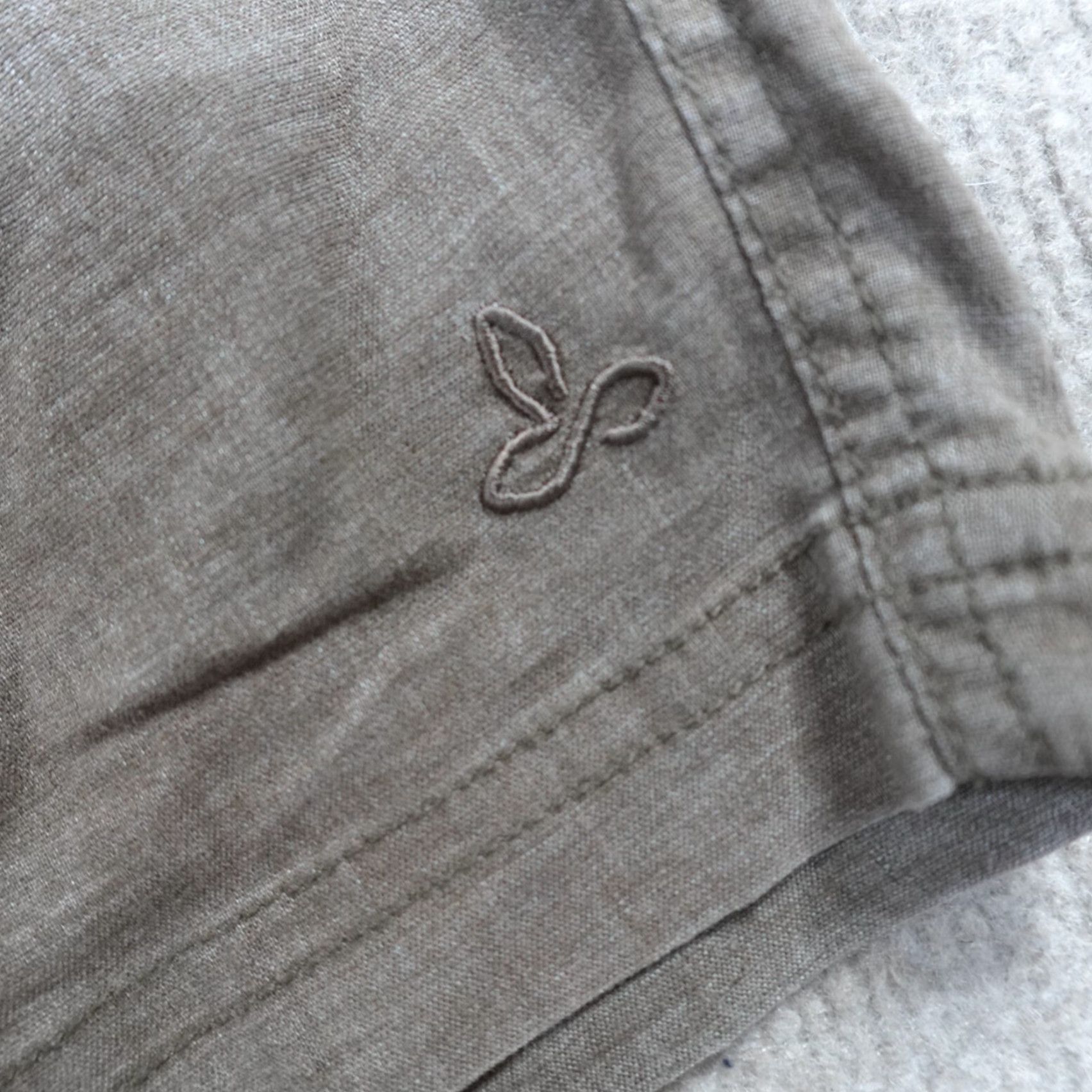 Prana Prana Shorts 38 Gray Brown Hemp Blend 8" Furrow Mens Chino Beig e Regular Pocket Pattern Solid Size US 38 / EU 54 - 2 Thumbnail