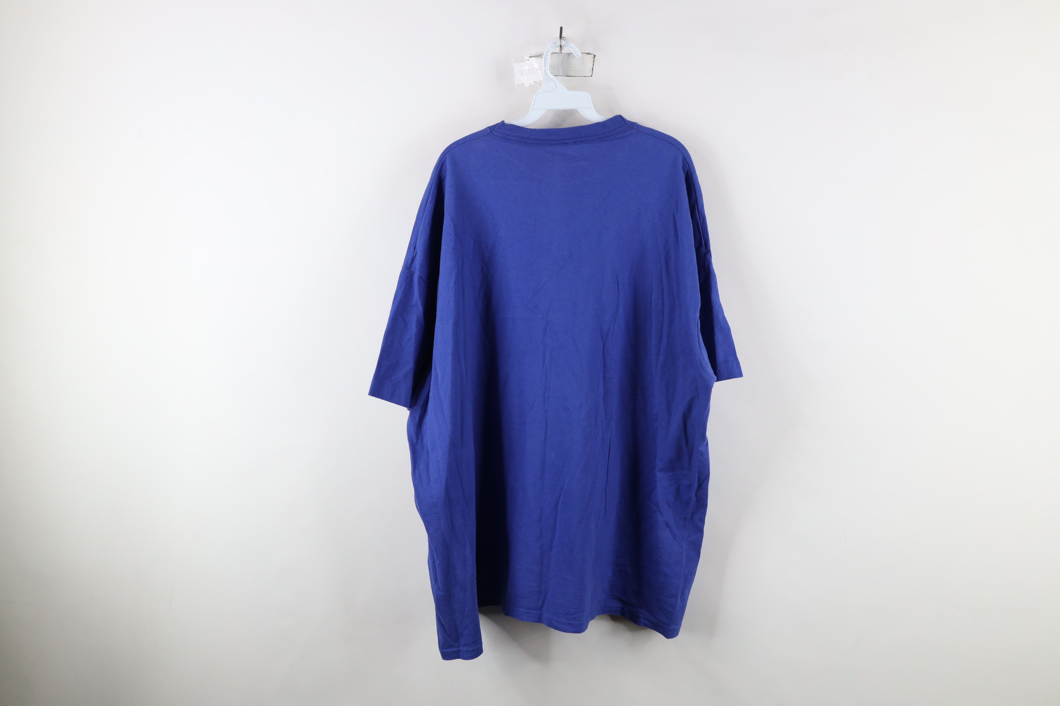 Vintage Vintage 90s Streetwear Flower Butterfly T-Shirt Blue USA Size 3XL / US 20-22 - 10 Thumbnail