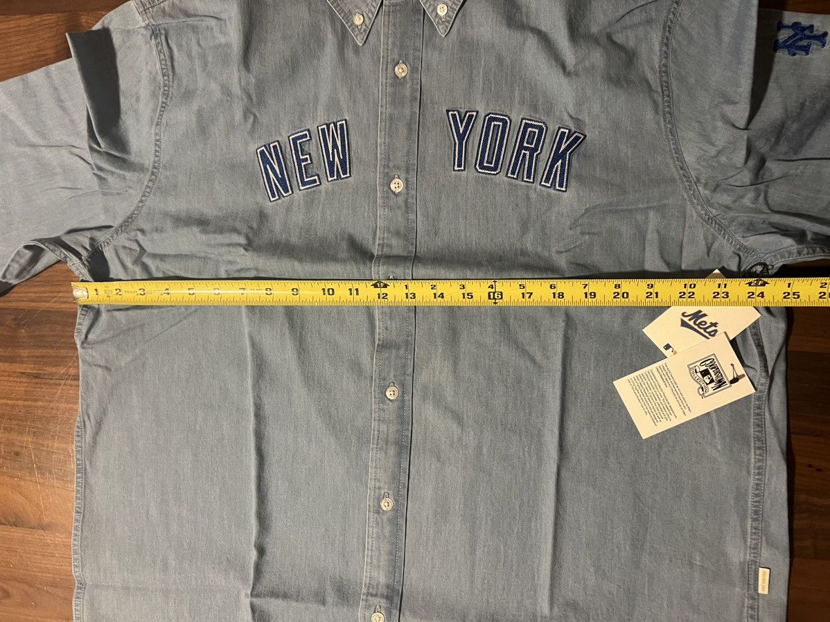 Aime Leon Dore Aime Leon Dore ALD / New York Mets Chambray Shirt Size US XL / EU 56 / 4 - 9 Thumbnail