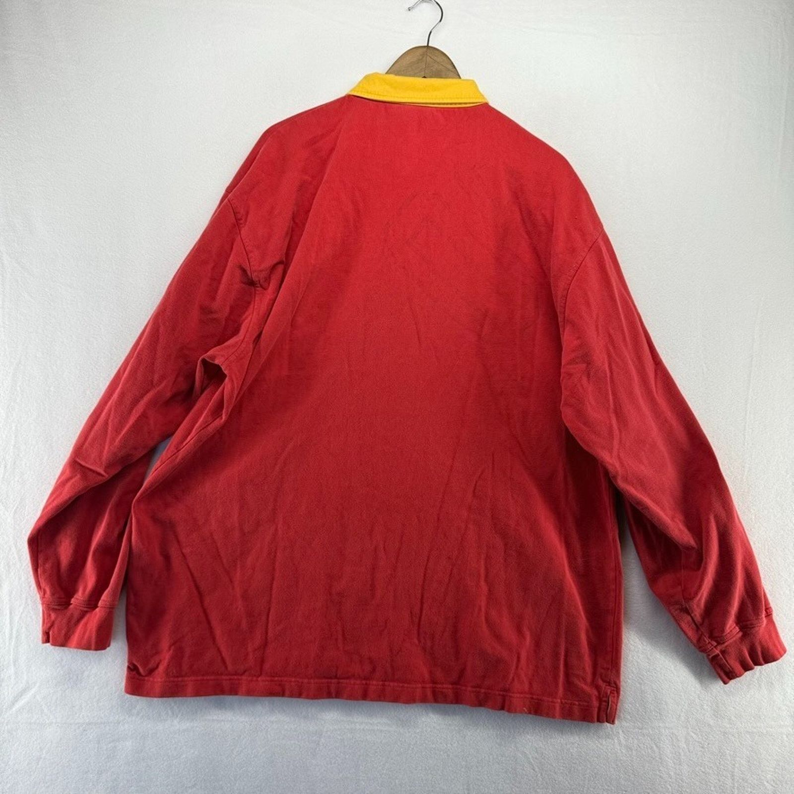 NFL × Reebok × Vintage Vintage Kansas City Chiefs Rugby Polo Shirt mens 2XL Red y2k Size US XXL / EU 58 / 5 - 10 Thumbnail