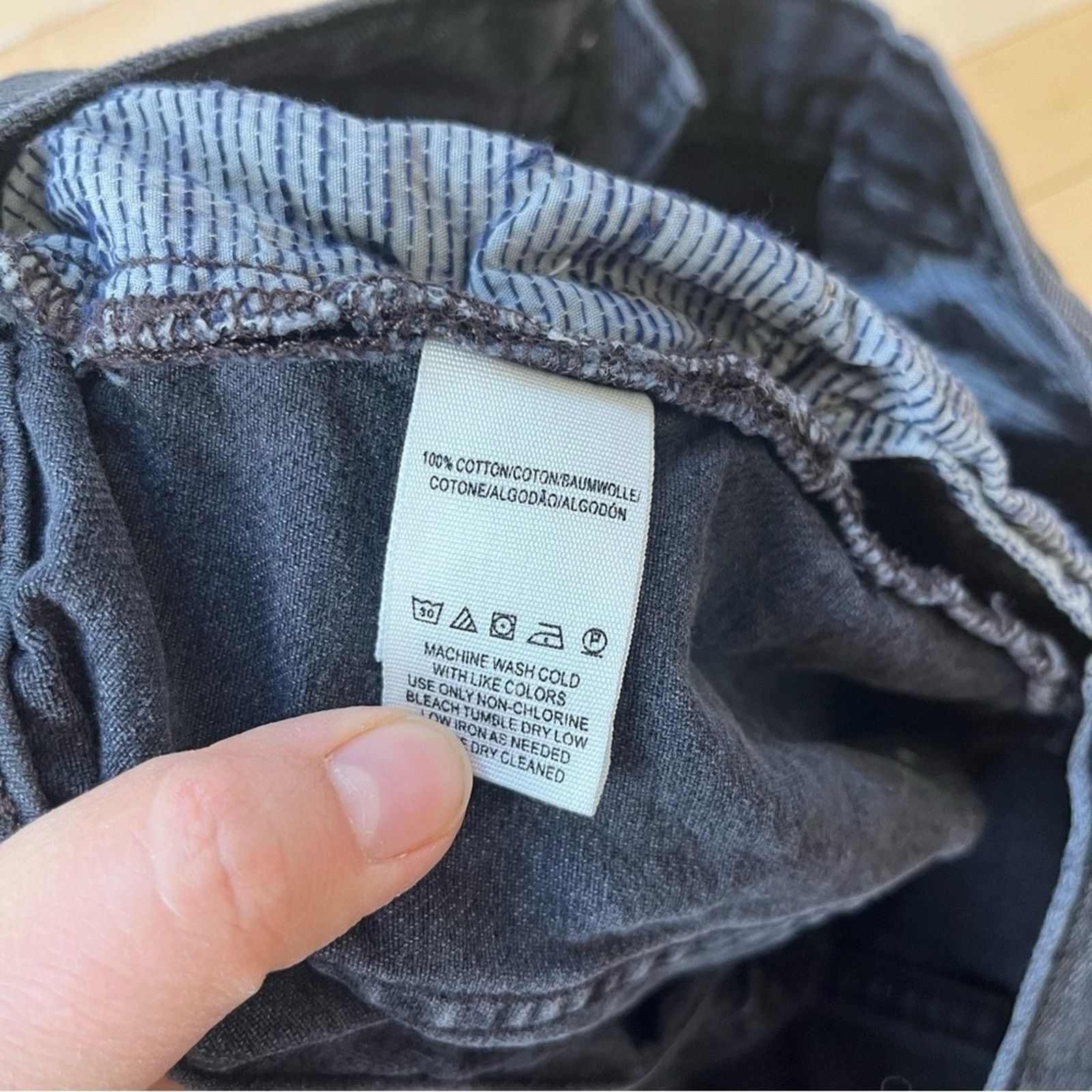 Other We The Free People Jean Shorts Low Waist Fray 2" Hem Size 30 Size 30" / US 8 / IT 44 - 4 Thumbnail