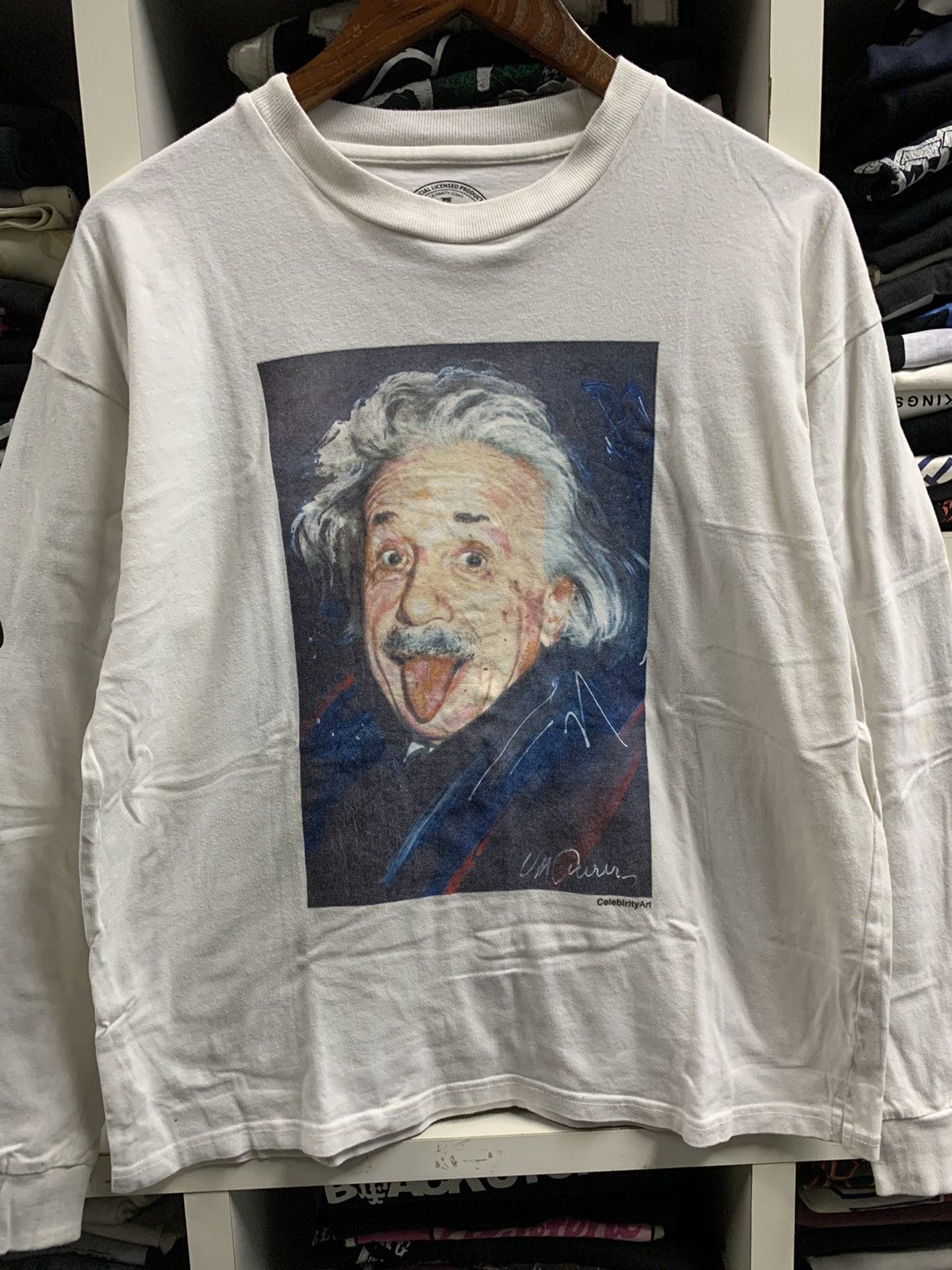 Vintage Albert Einstein white shirt