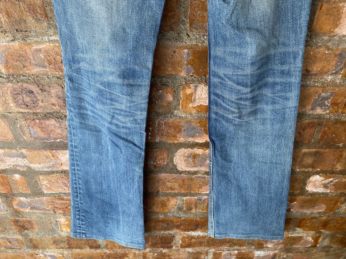 5351 POUR LES HOMMES 2000s 5351 pour less homme Flare Whisker Faded denim Size US 33 - 13 Thumbnail