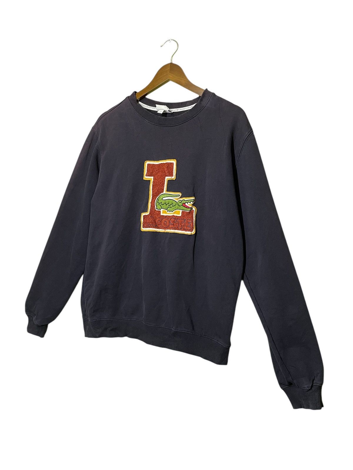 Other Lacoste embroidered big logo crewneck sweatshirt Size US M / EU 48-50 / 2 - 1 Thumbnail