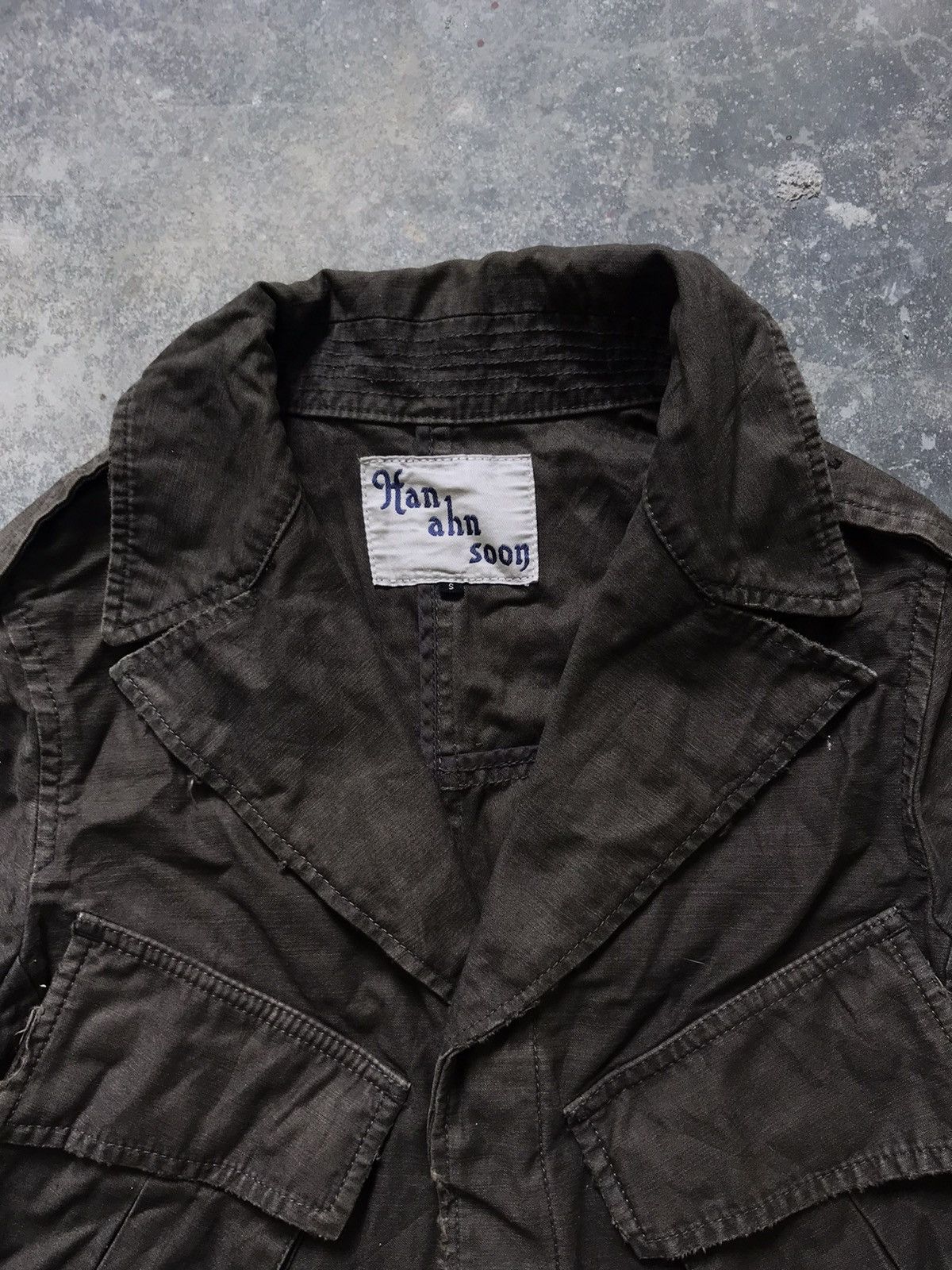 Japanese Brand Han Ahn Soon Army Parka jacket Size S / US 4 / IT 40 - 6 Thumbnail