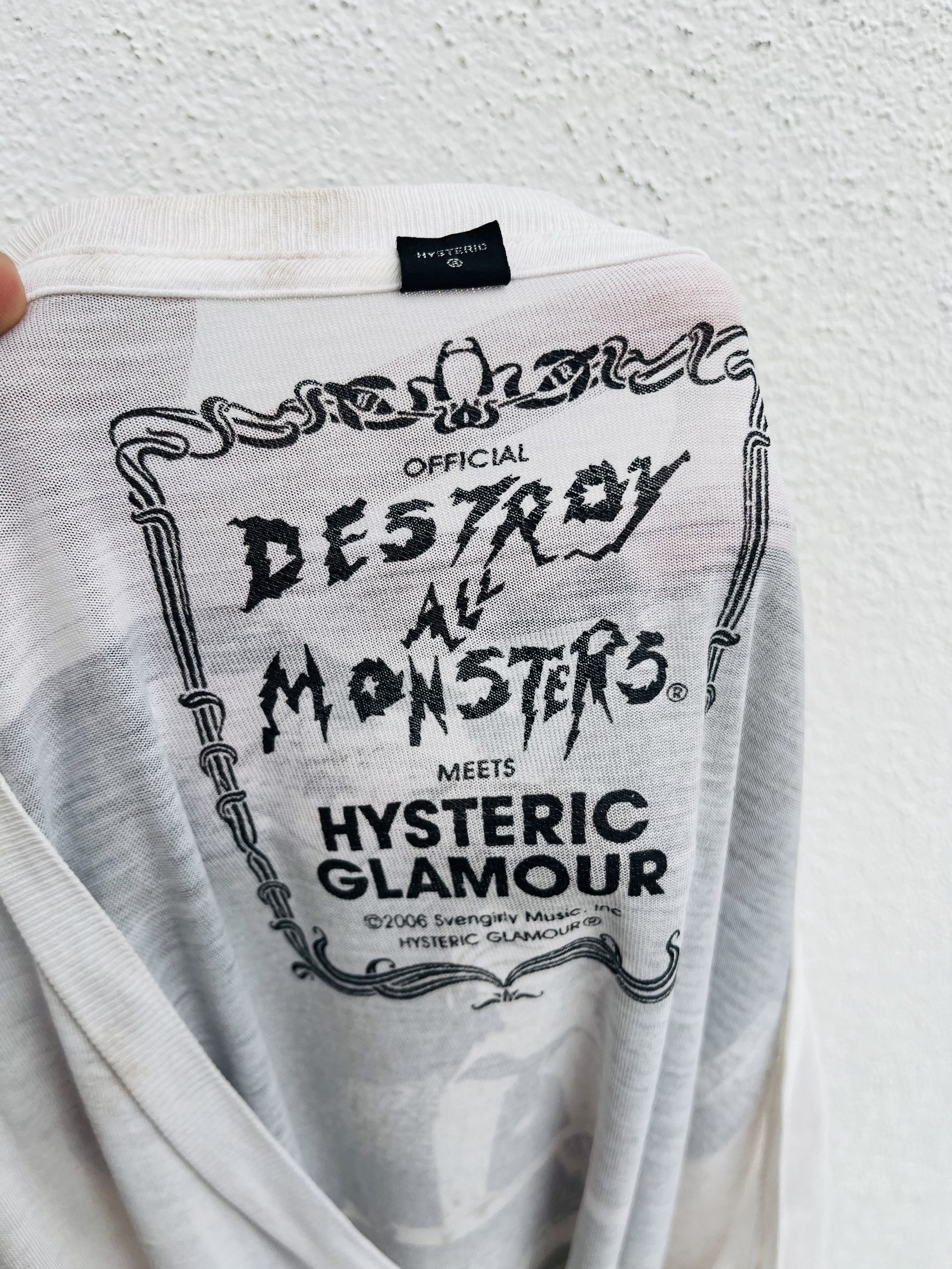 Hysteric Glamour Vintage Hysteric Glamour Destroy All Monsters Shirt Size US M / EU 48-50 / 2 - 7 Thumbnail