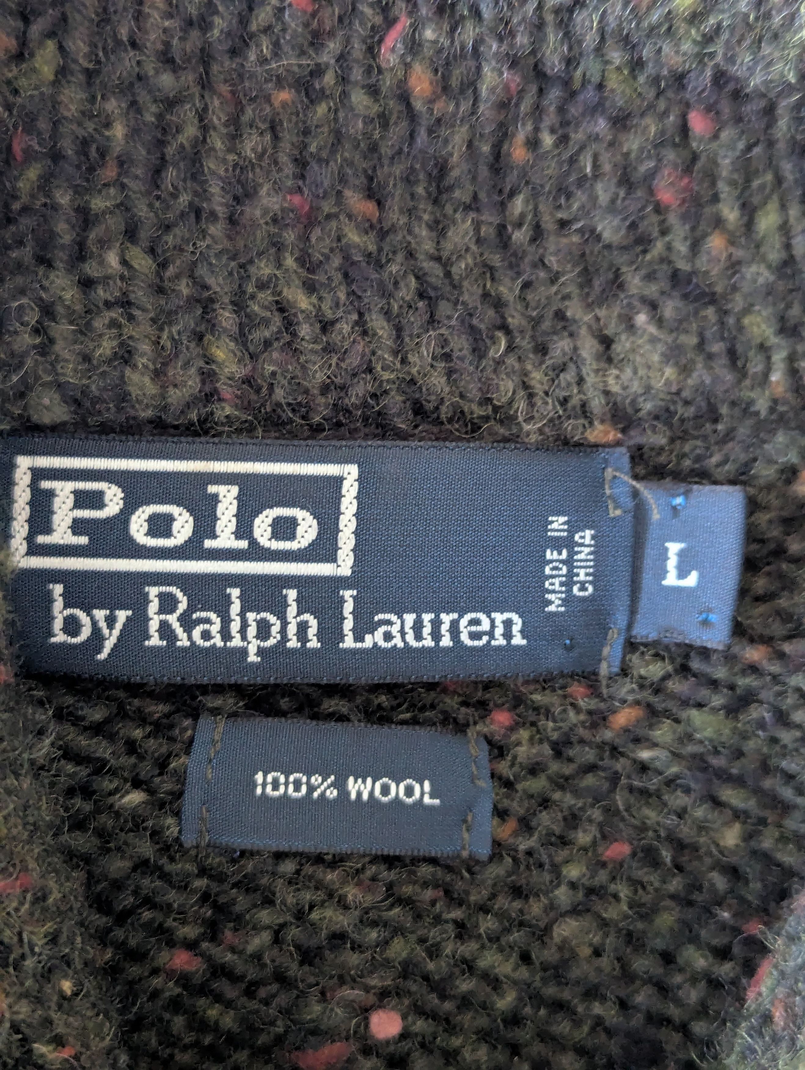 Polo Ralph Lauren Vintage Wool Sweater Size US L / EU 52-54 / 3 - 7 Thumbnail